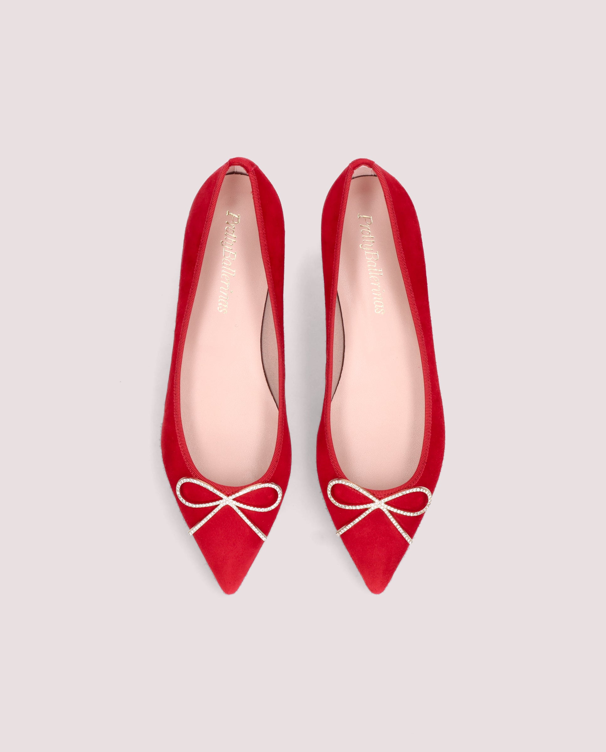 Bailarinas Ella Rojos Ante | Pretty Ballerinas