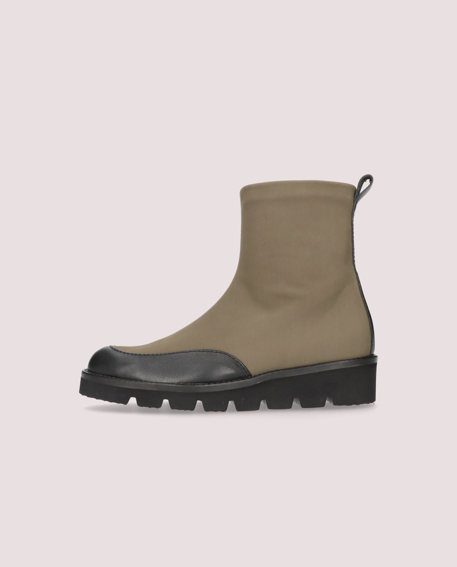 Bottines tissées vertes Bette