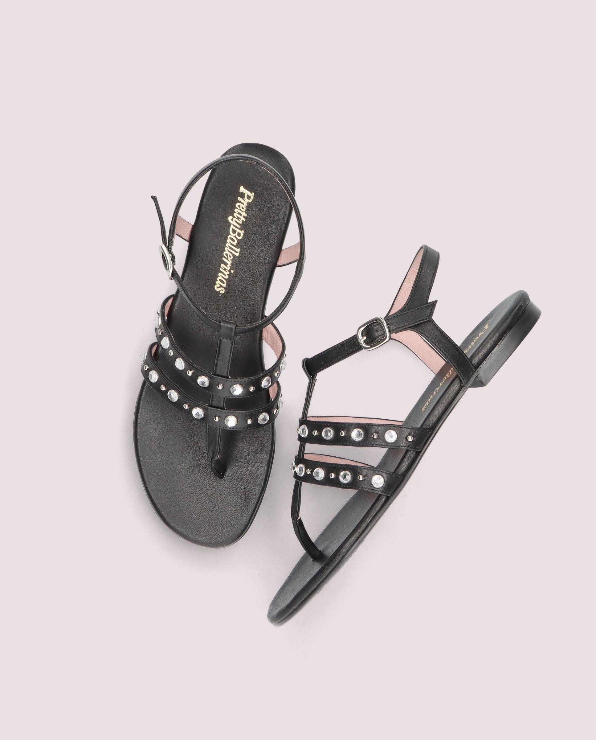 Judy Sandals BLACK LEATHER