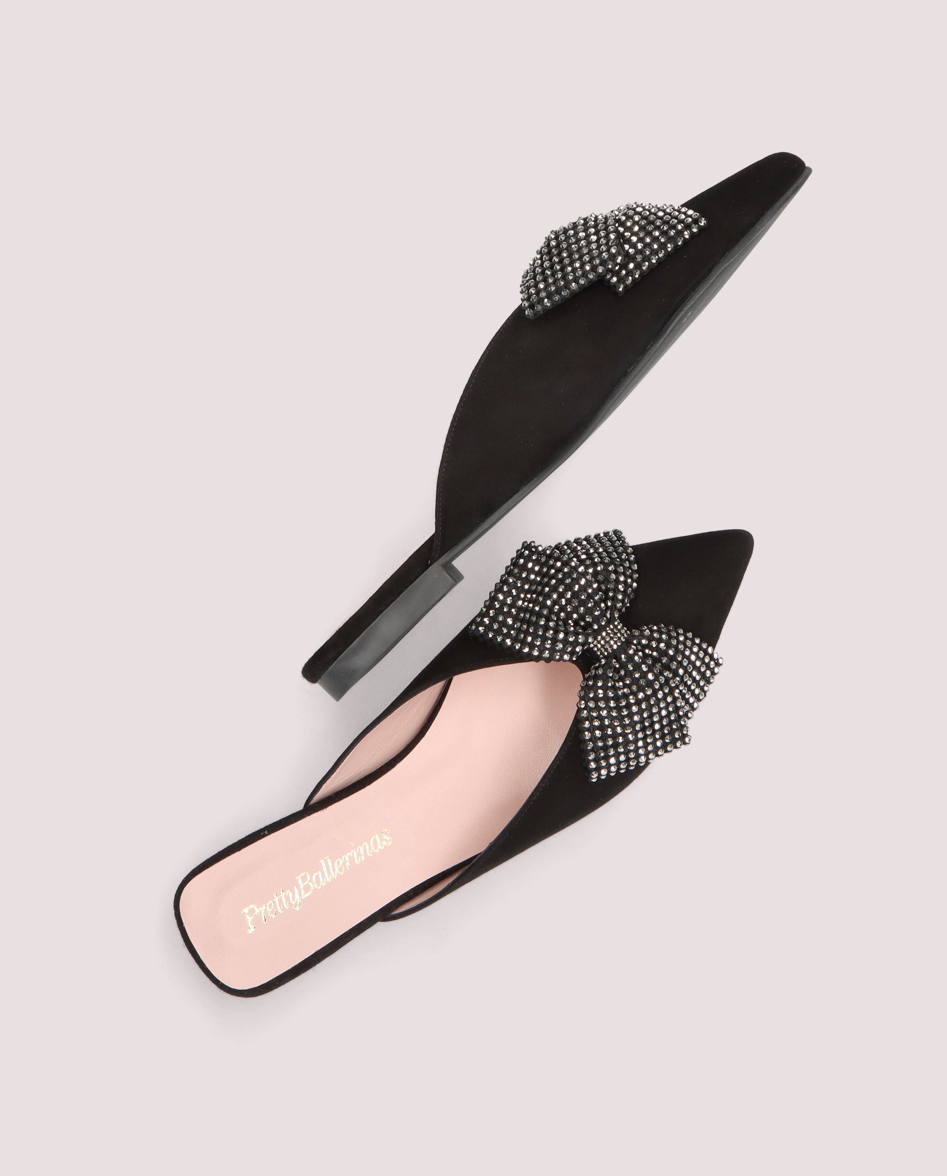 Mules Yvette Negros Ante