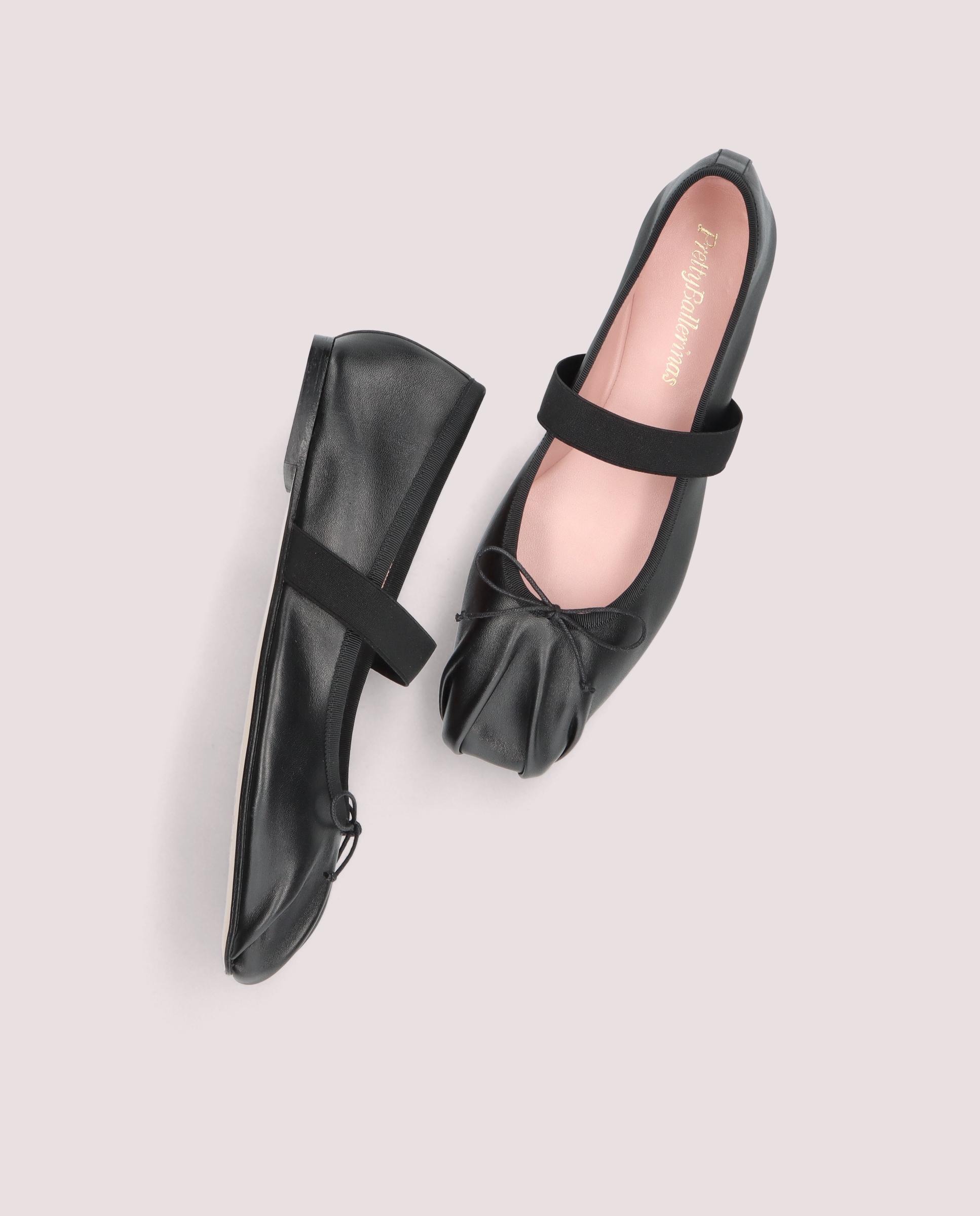 Camille Ballet Flats BLACK LEATHER