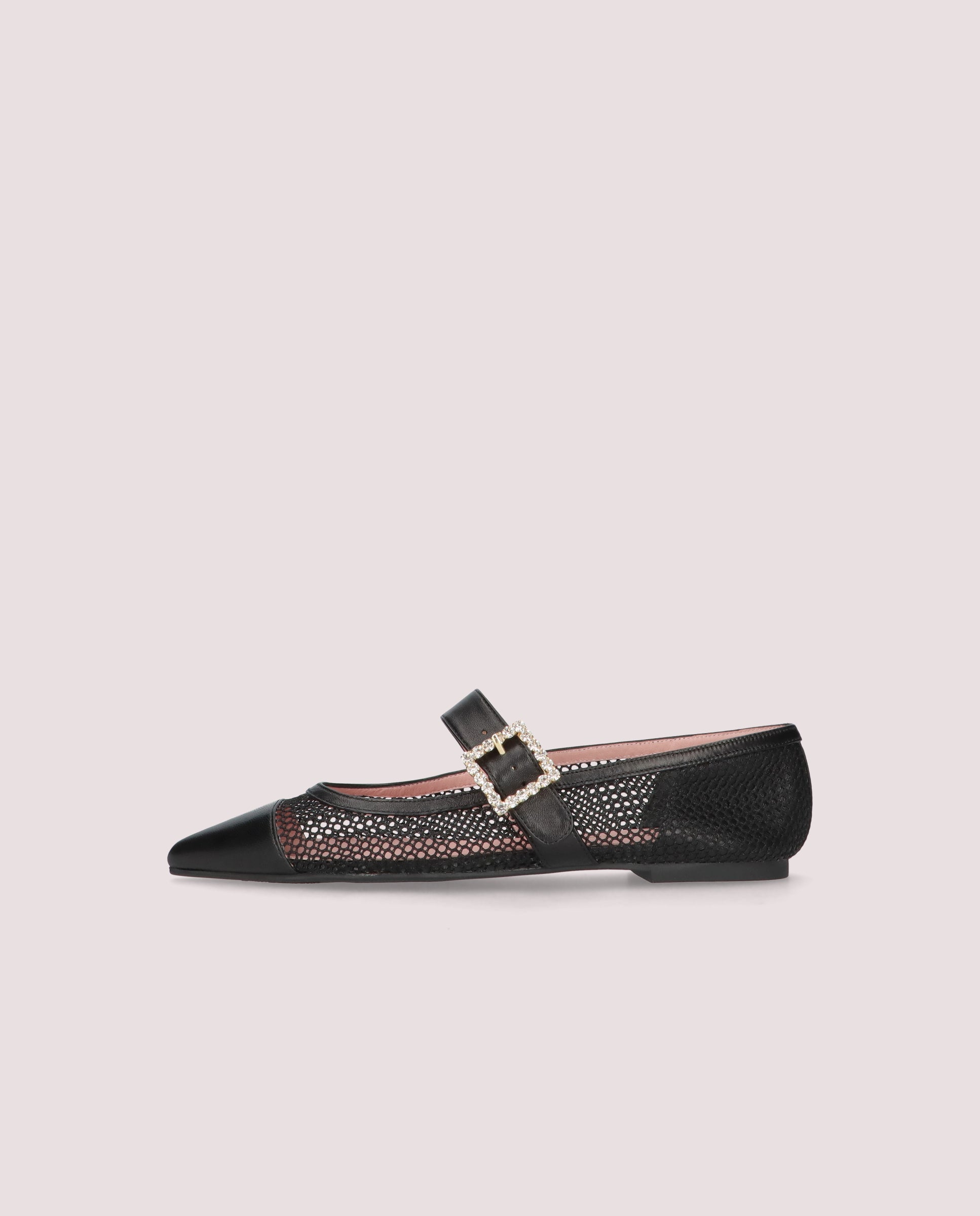 Ella Ballet Flats BLACK RED