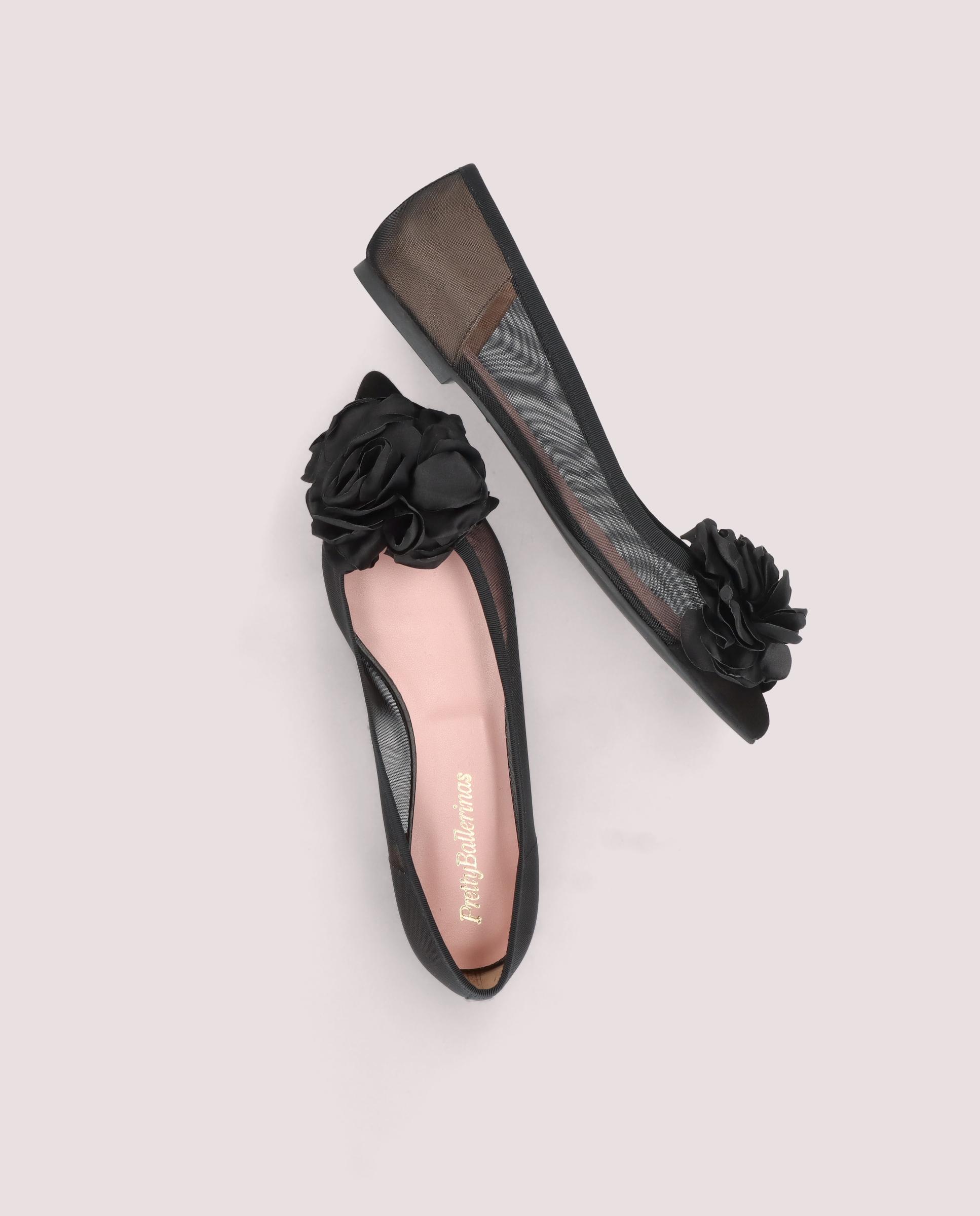 Ella Ballet Flats BLACK RED