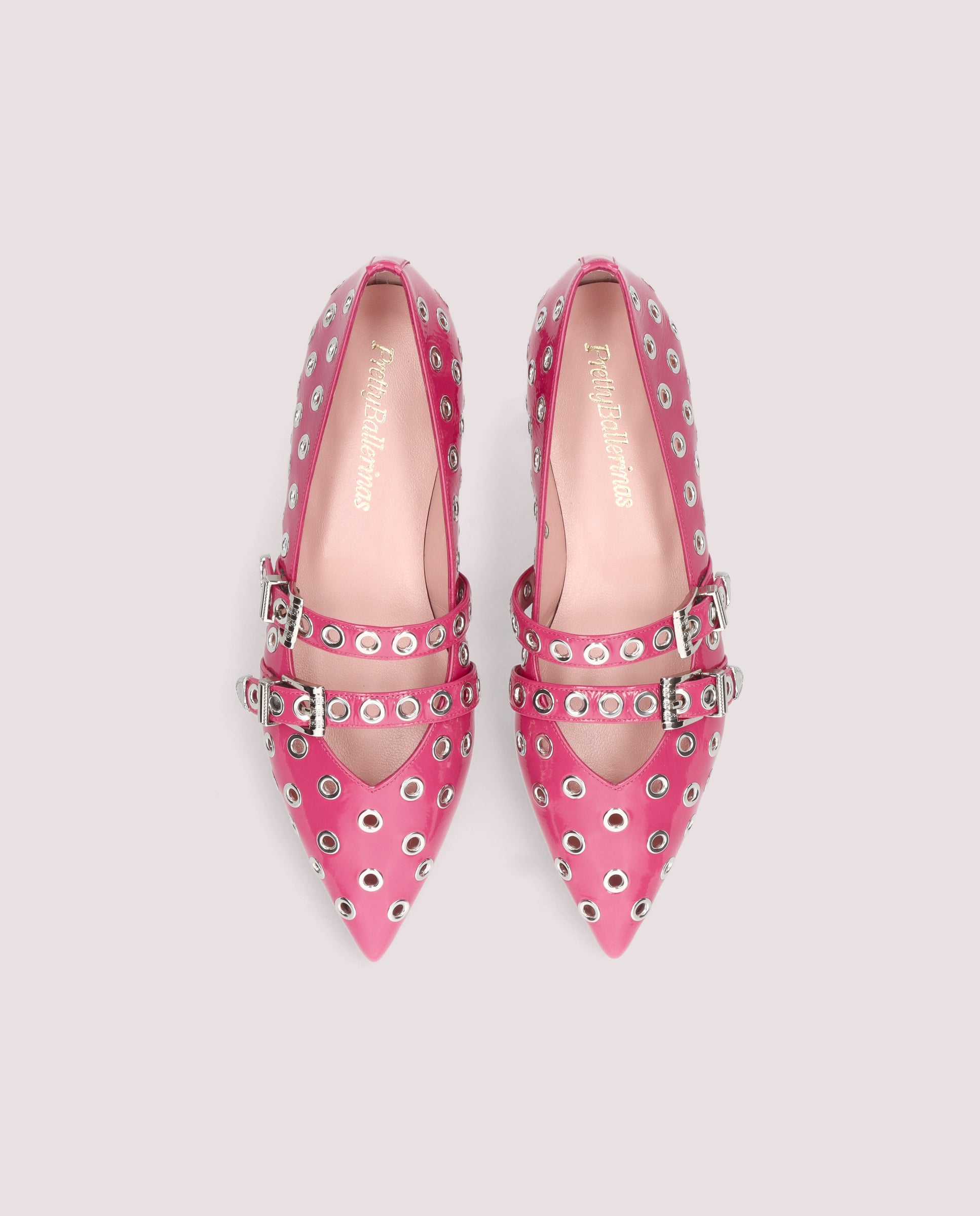 Ella Patent Leather Ballet Flats in PINK Ella Patent Leather Ballet Flats in PINK