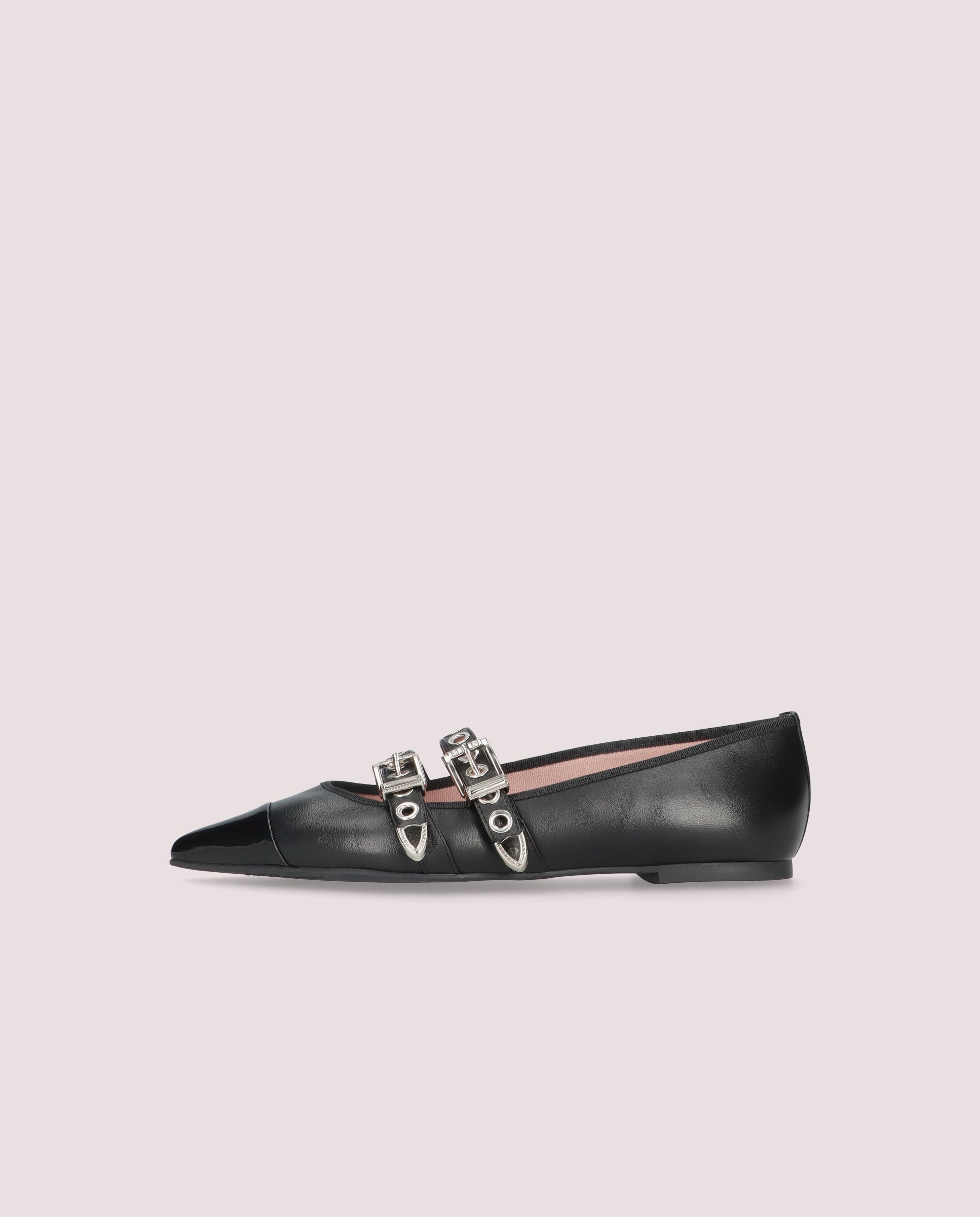 Ella Ballet Flats BLACK LEATHER