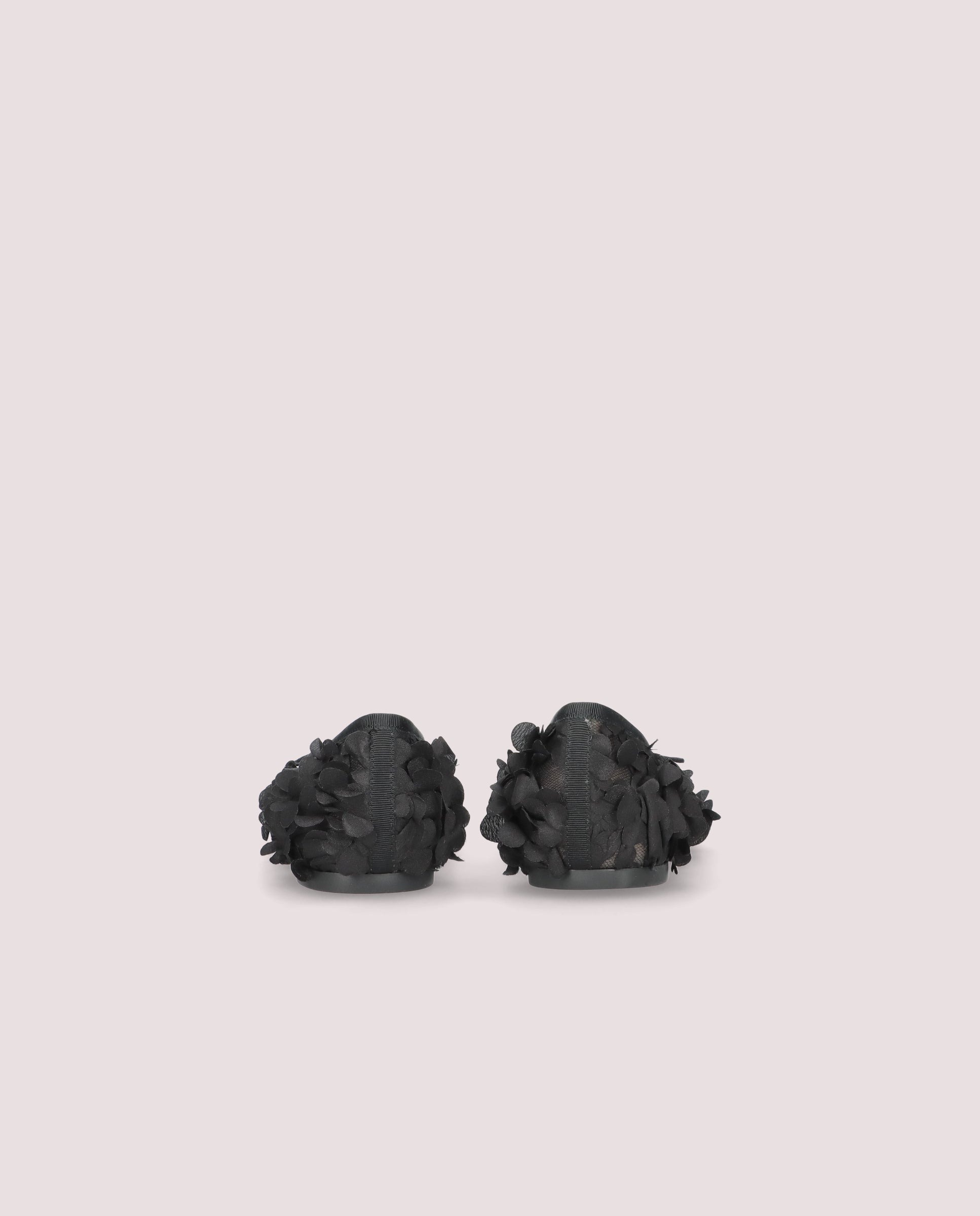 Ella ballerina in black textile