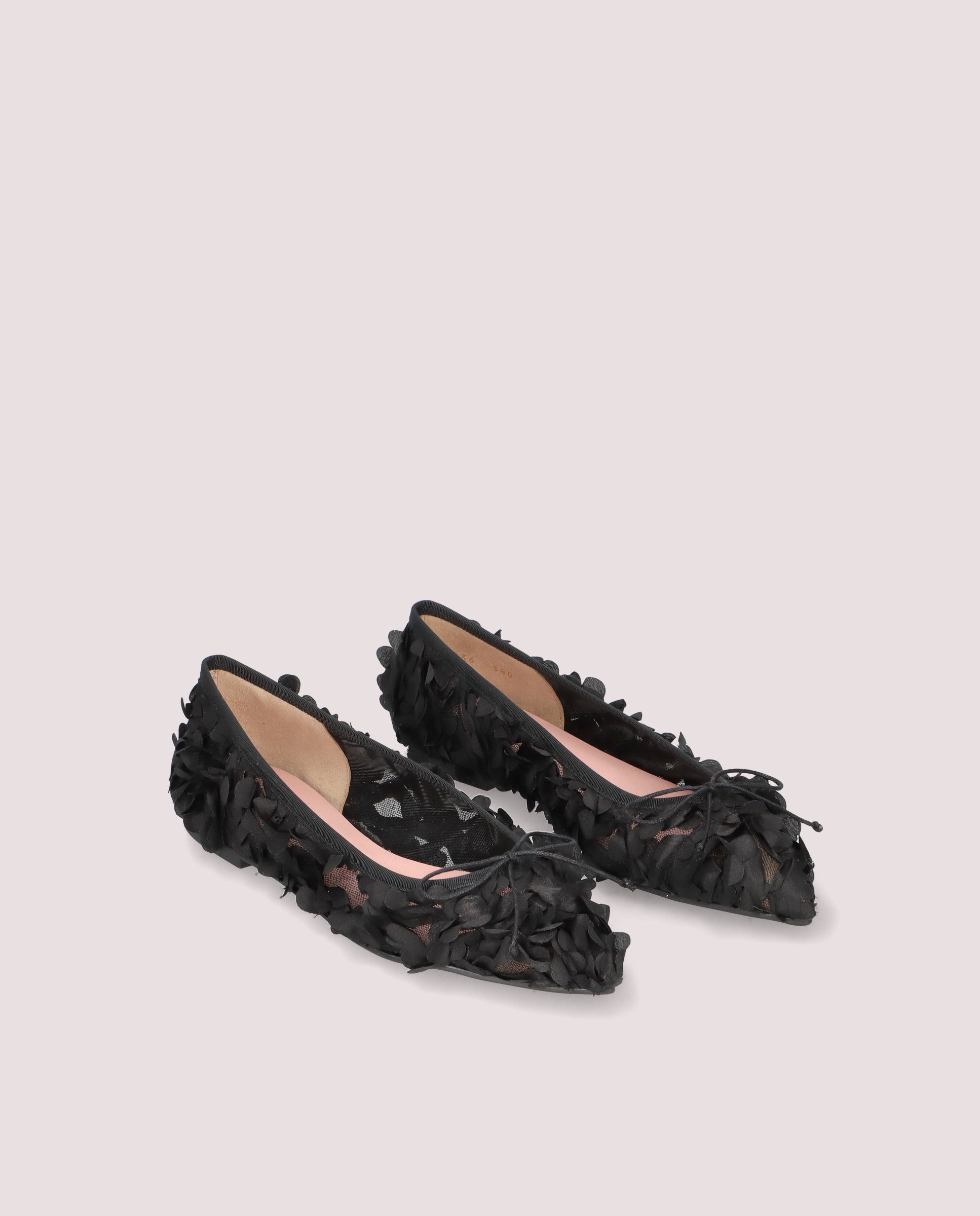 【極美品】Pretty Ballerinas 　ELLA gemini　38 Ella ballerina in black textile
