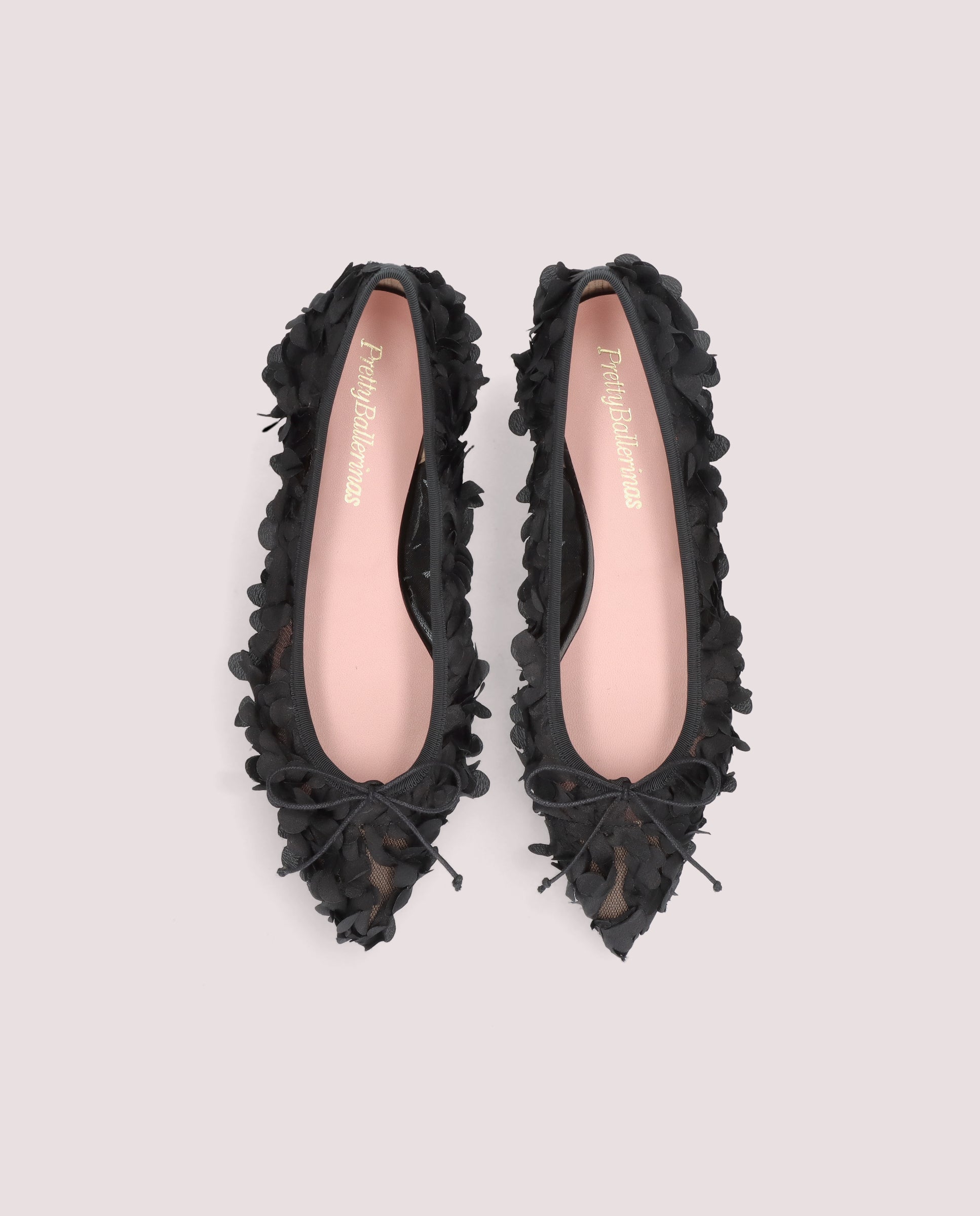 【極美品】Pretty Ballerinas 　ELLA gemini　38 Ella ballerina in black textile