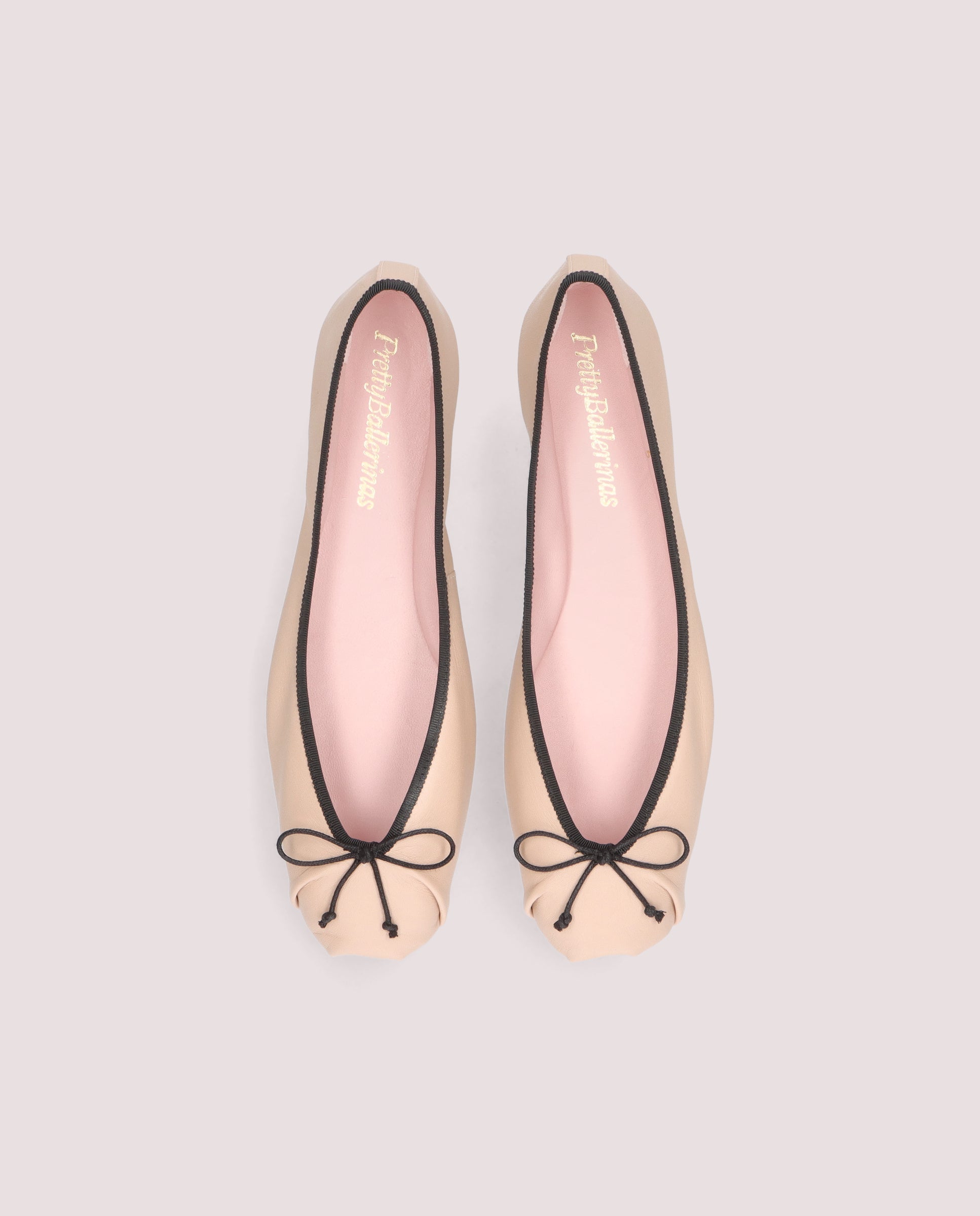 Alternative view of Kristen ballerina in soft nude leather by PrettyBallerinas