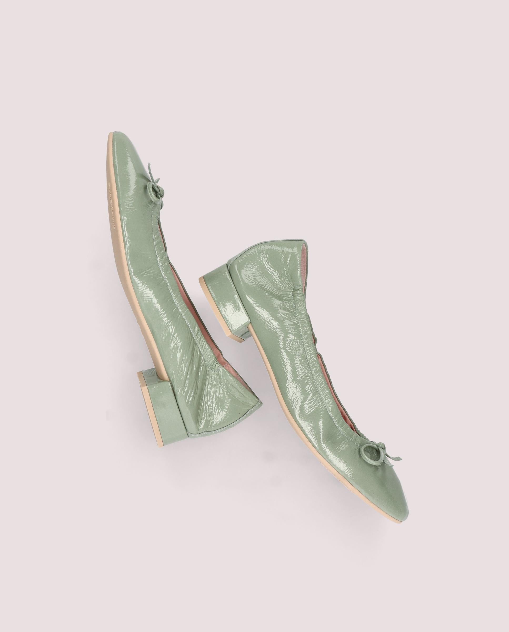 Salão Gretschen Green Leather