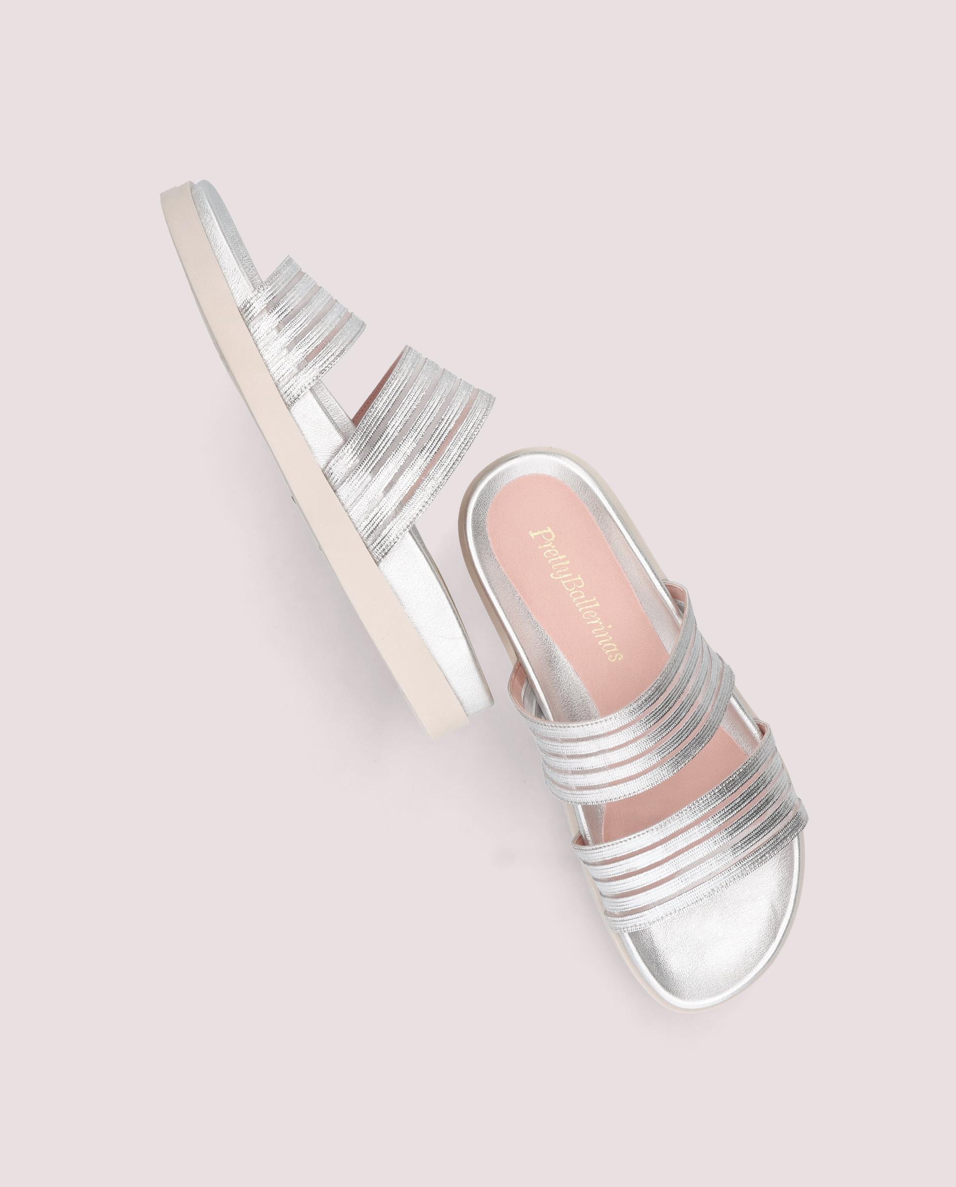 Sandálias Singer Silver Woven