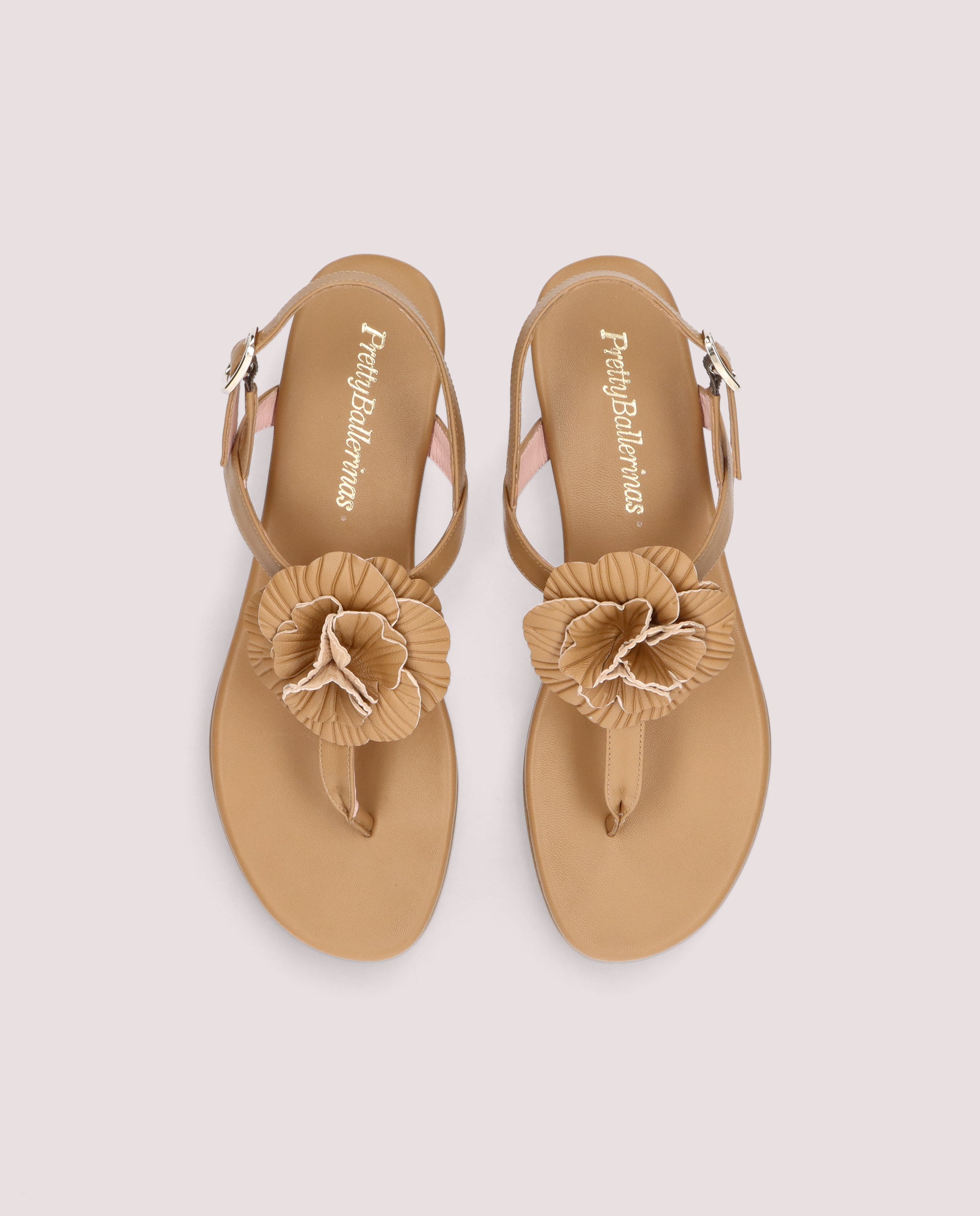 Sandalias Judy Marrones Piel