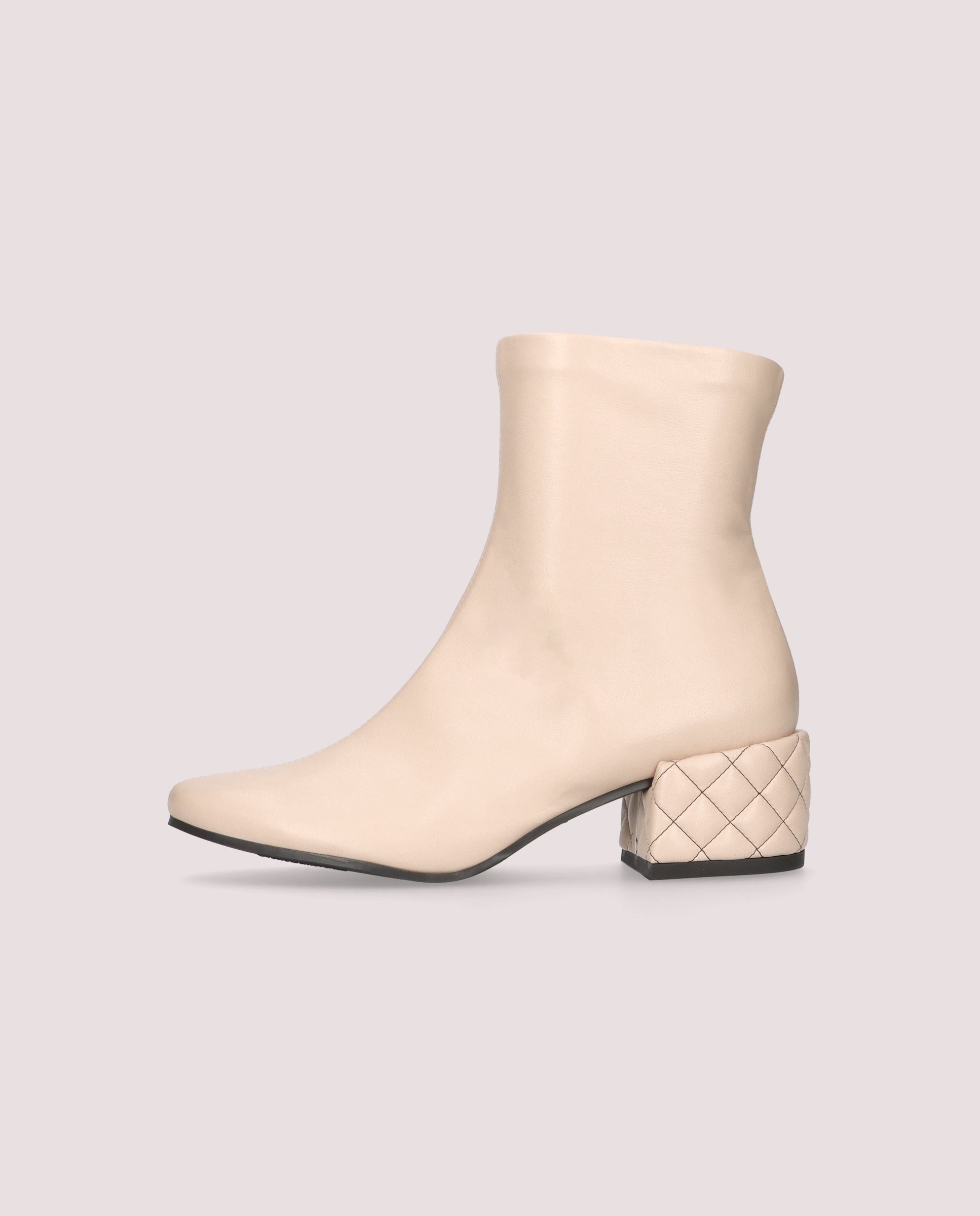 Jendayi BEIGE WOVEN Ankle Boots