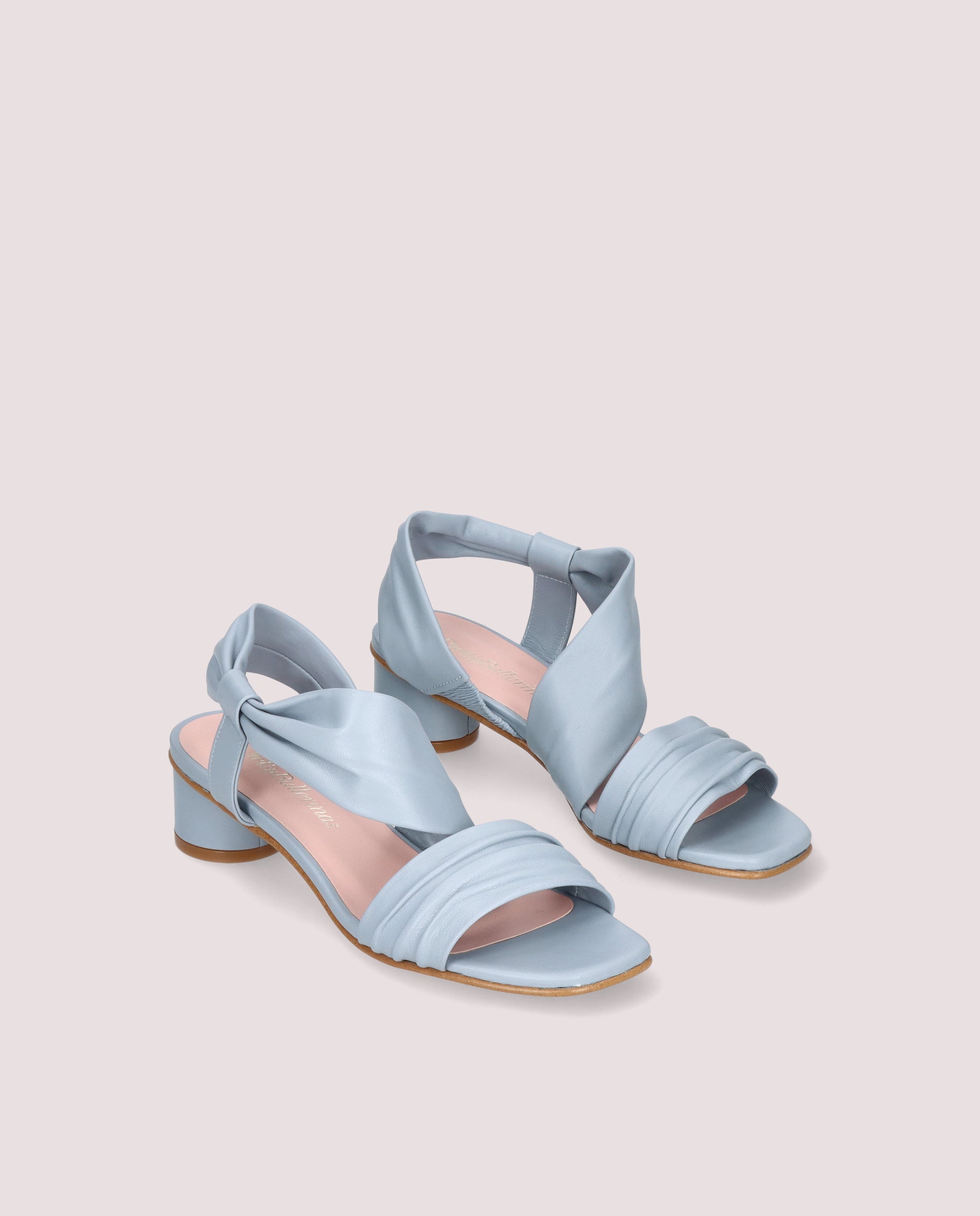 Imagen de Sandalias François Azules Piel por PrettyBallerinas