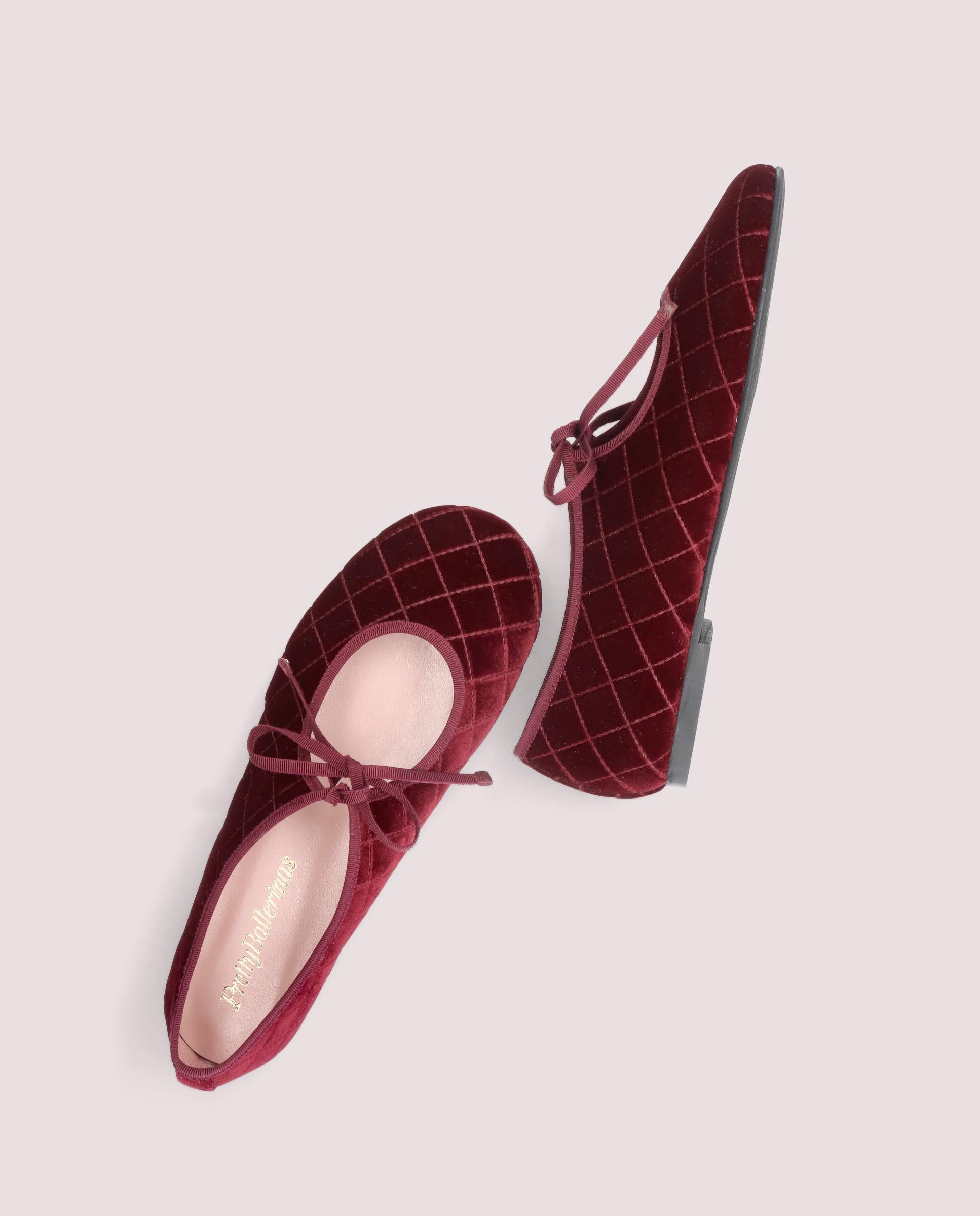 Georgia Ballet Flats RED FABRICS