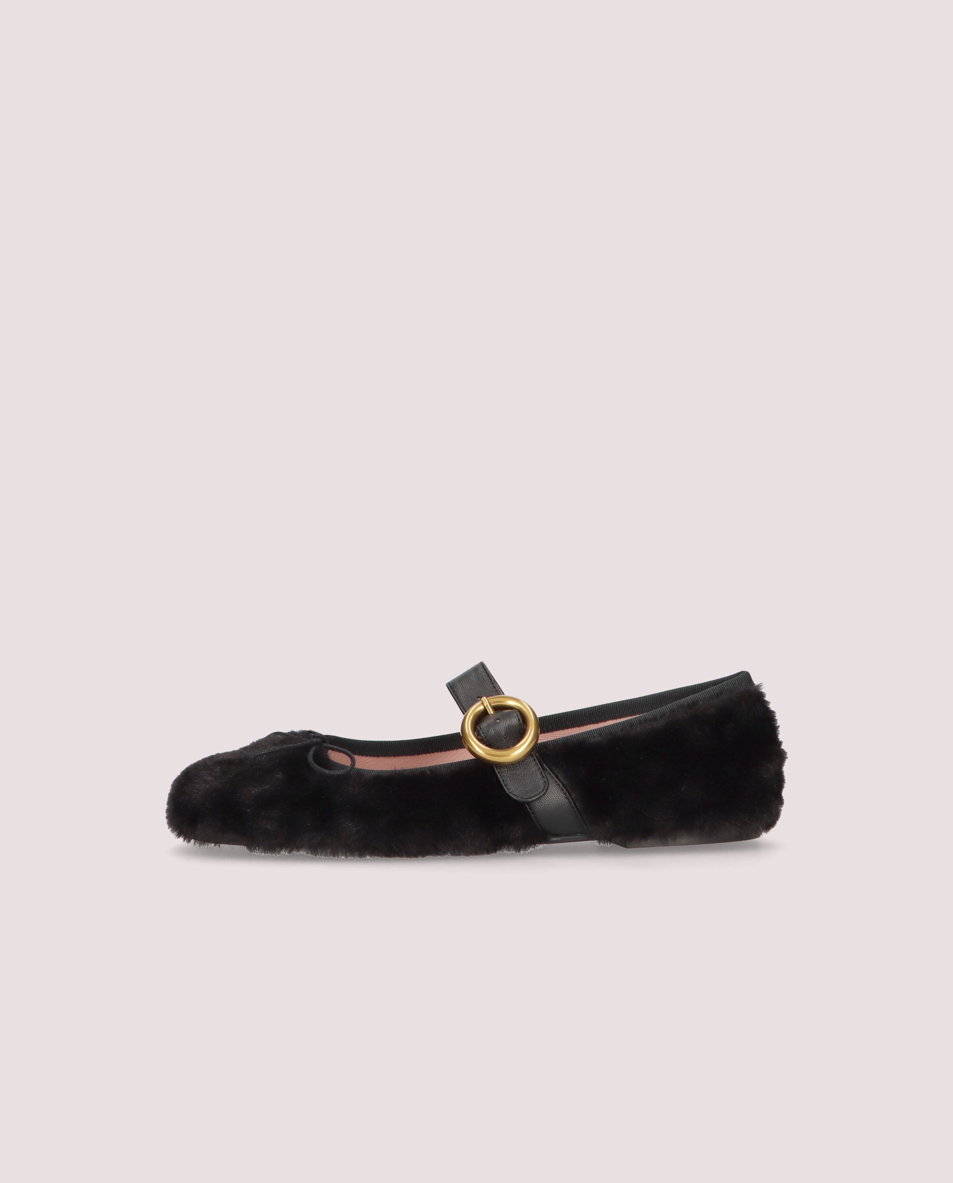 Georgia Ballet Flats BLACK FABRIC