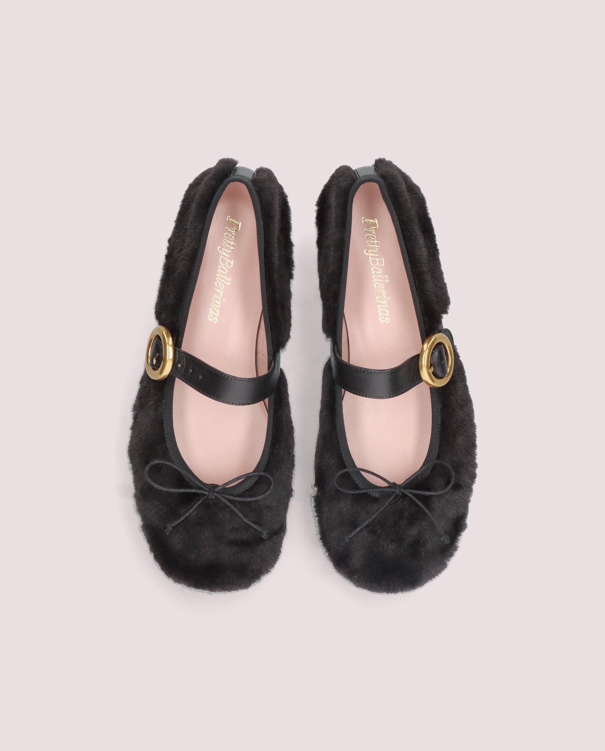 Georgia Ballet Flats BLACK FABRIC