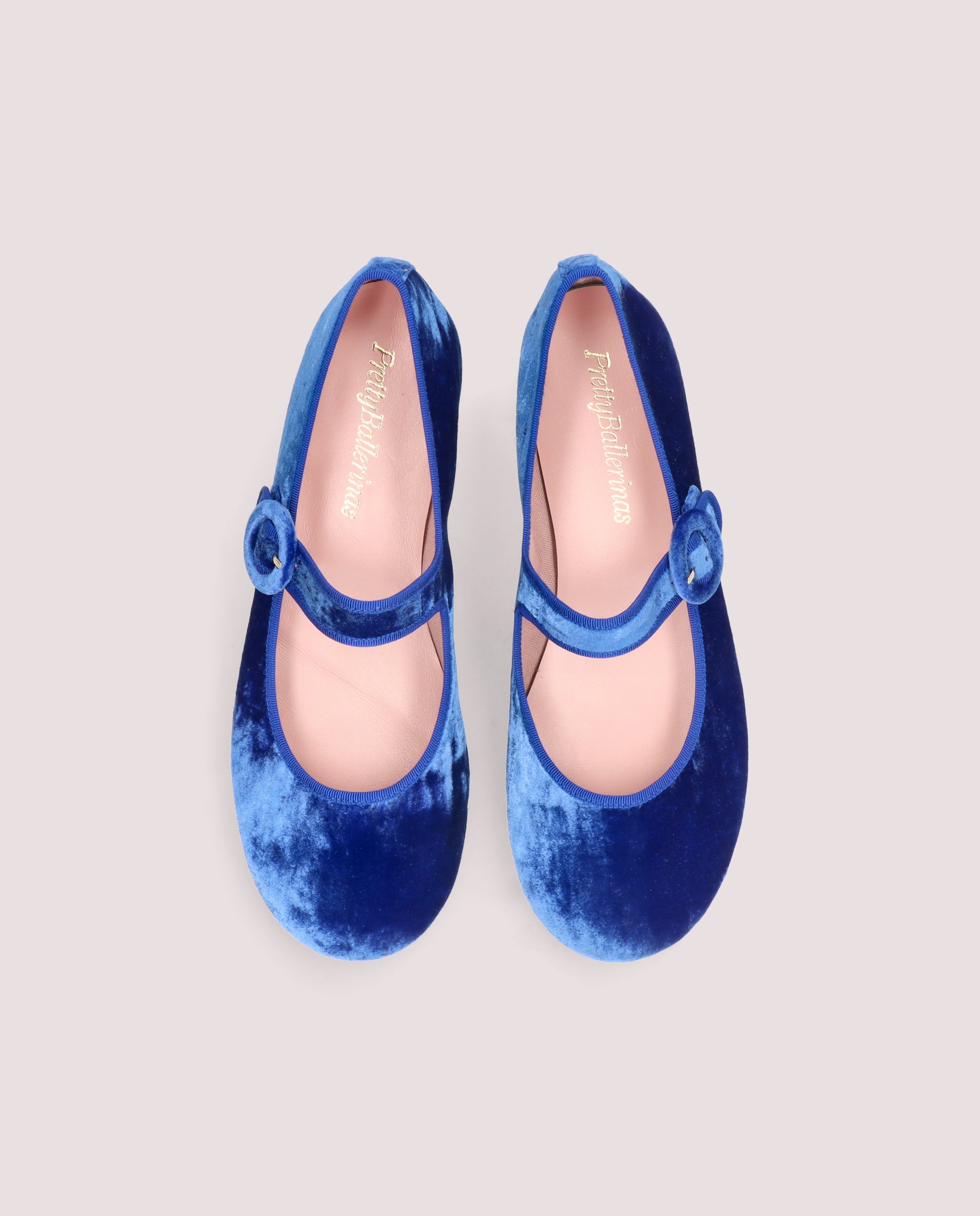 Vista alternativa de Bailarinas Georgia Azules Tejidos por PrettyBallerinas