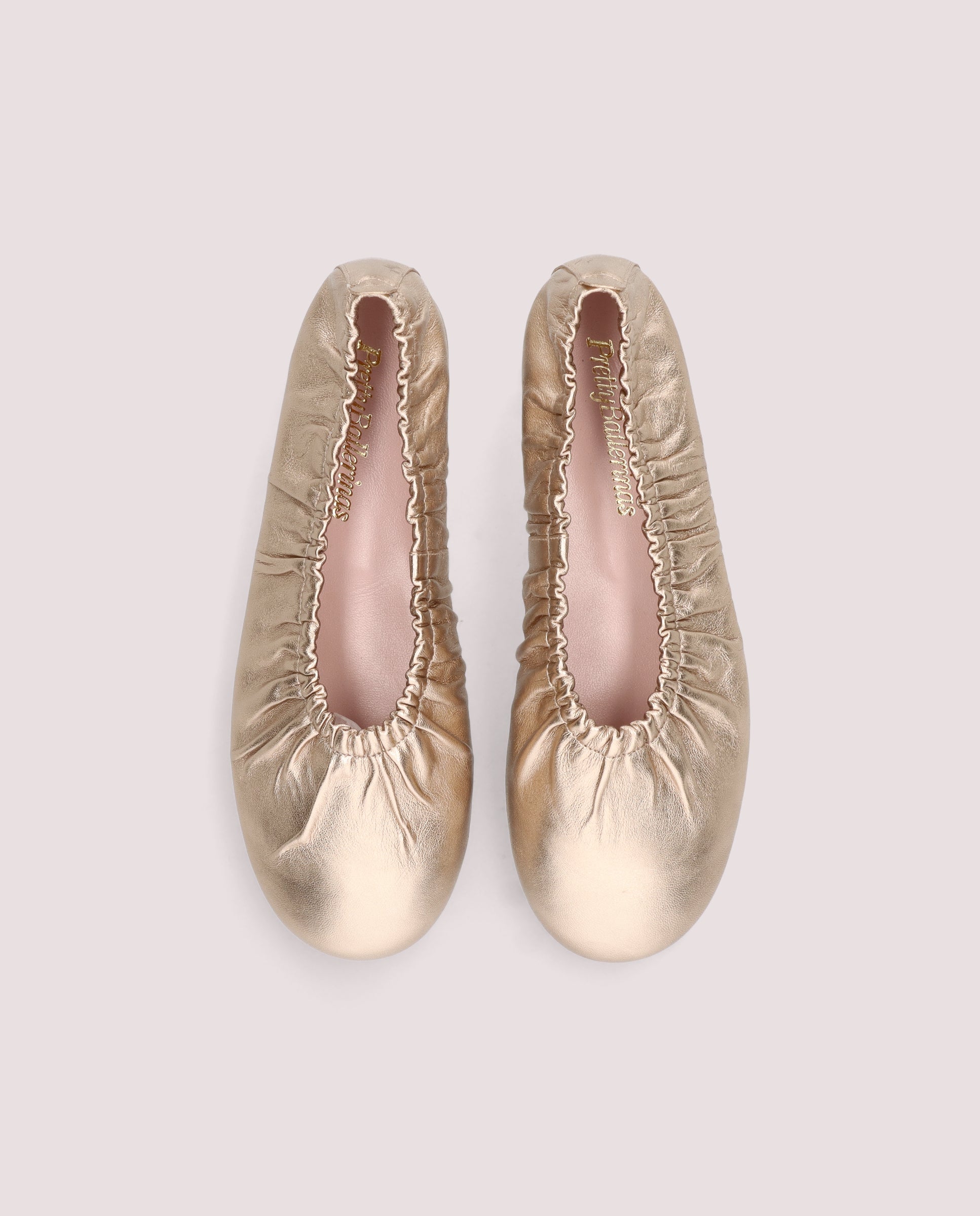 Georgia Ballet Flats GOLDEN METALLIC LEATHERS