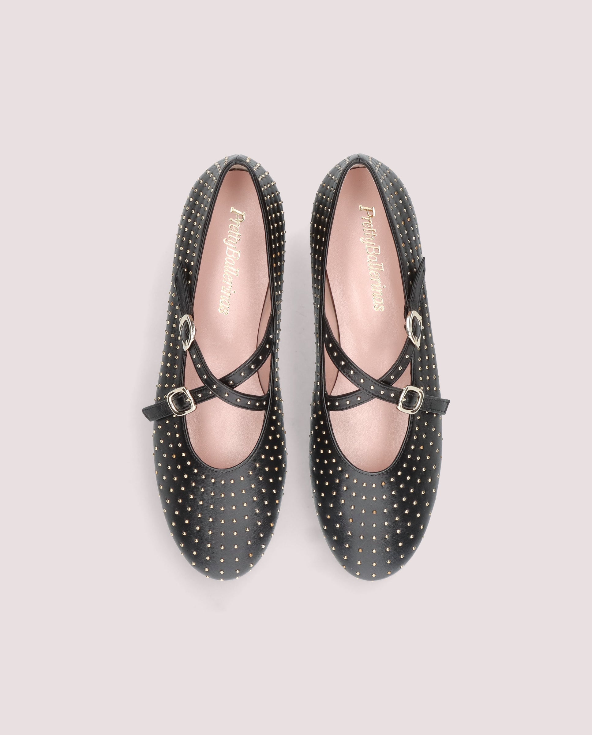 Nicole Ballet Flats BLACK LEATHER