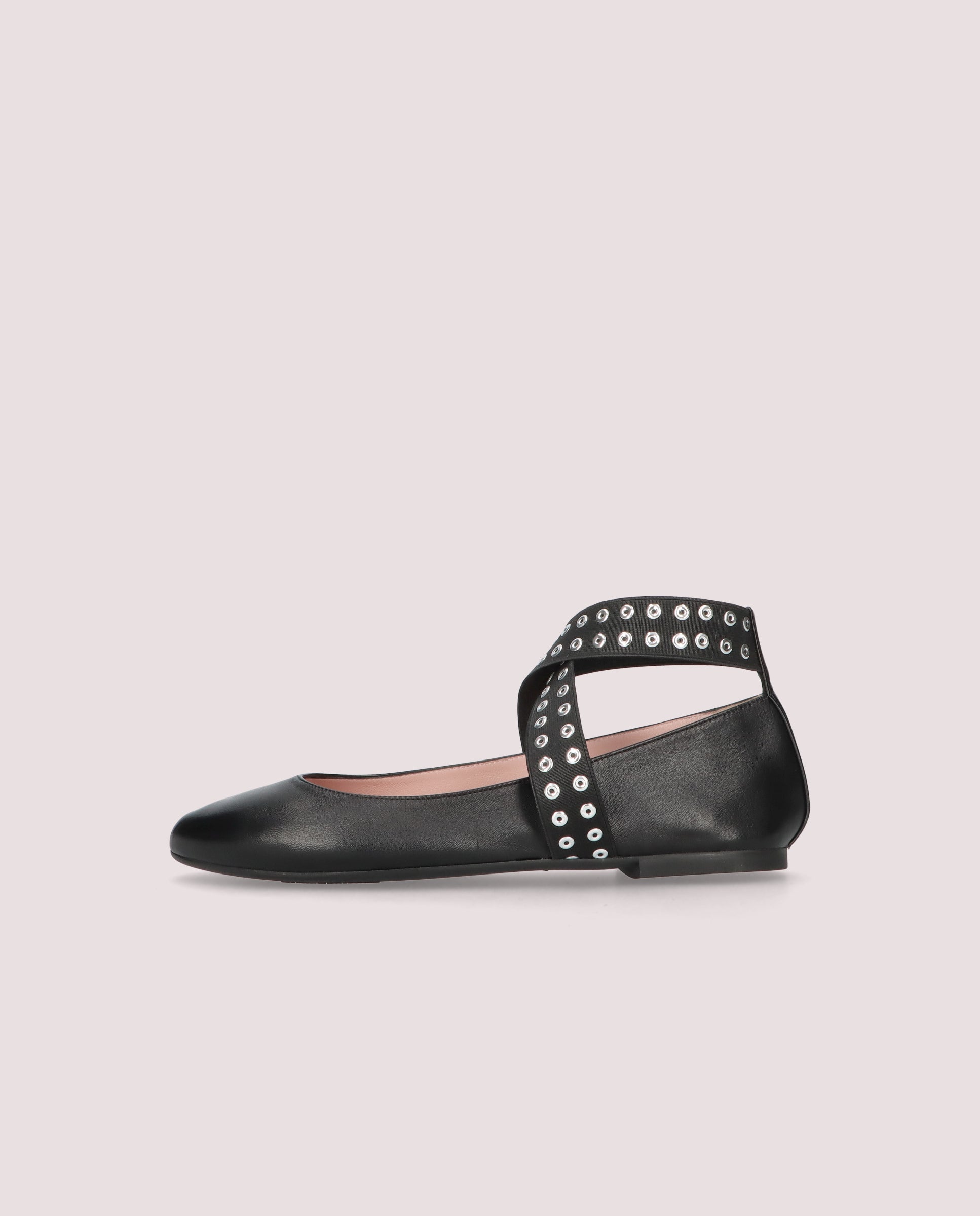 Nicole Ballet Flats BLACK LEATHER