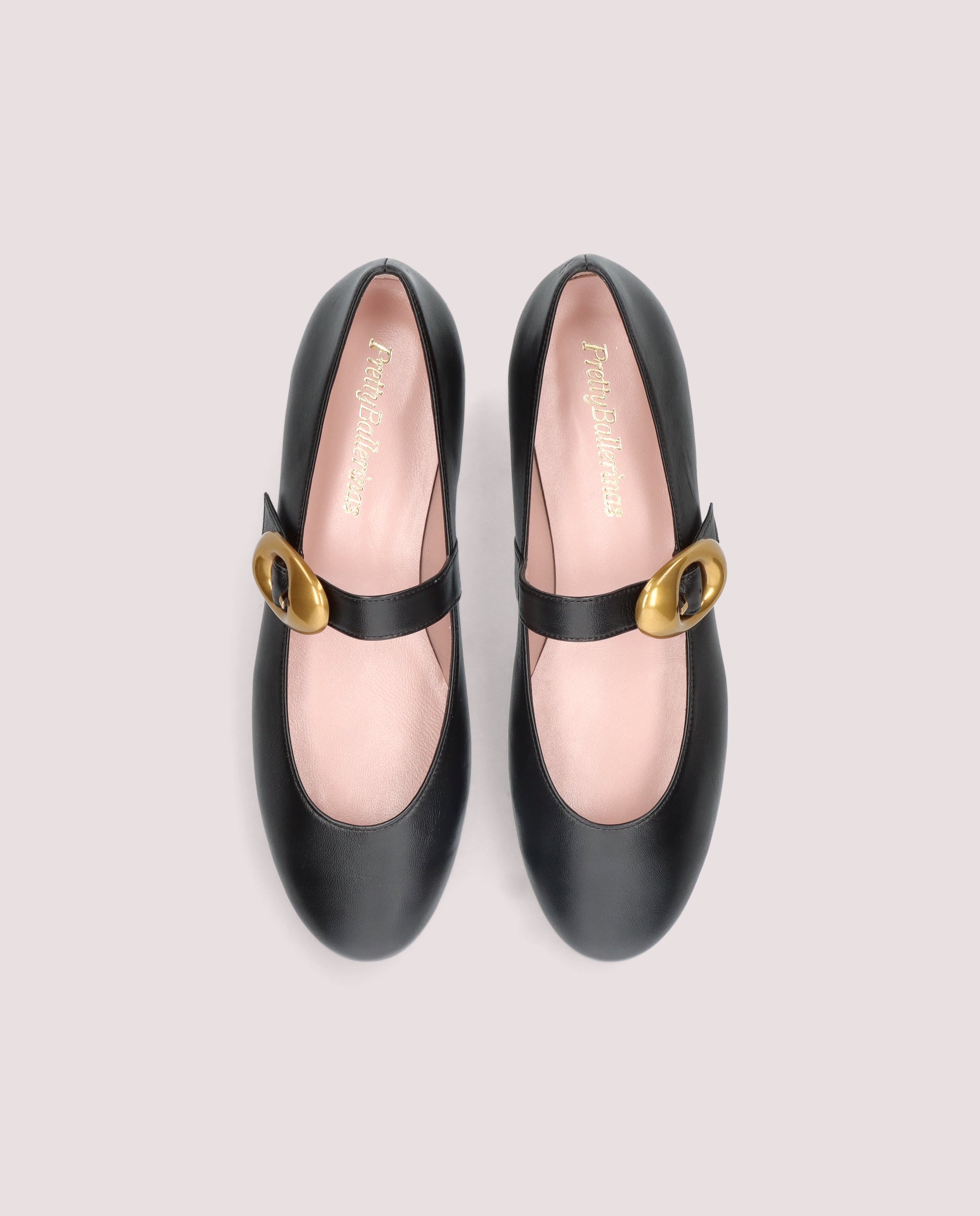 Nicole Ballet Flats BLACK LEATHER