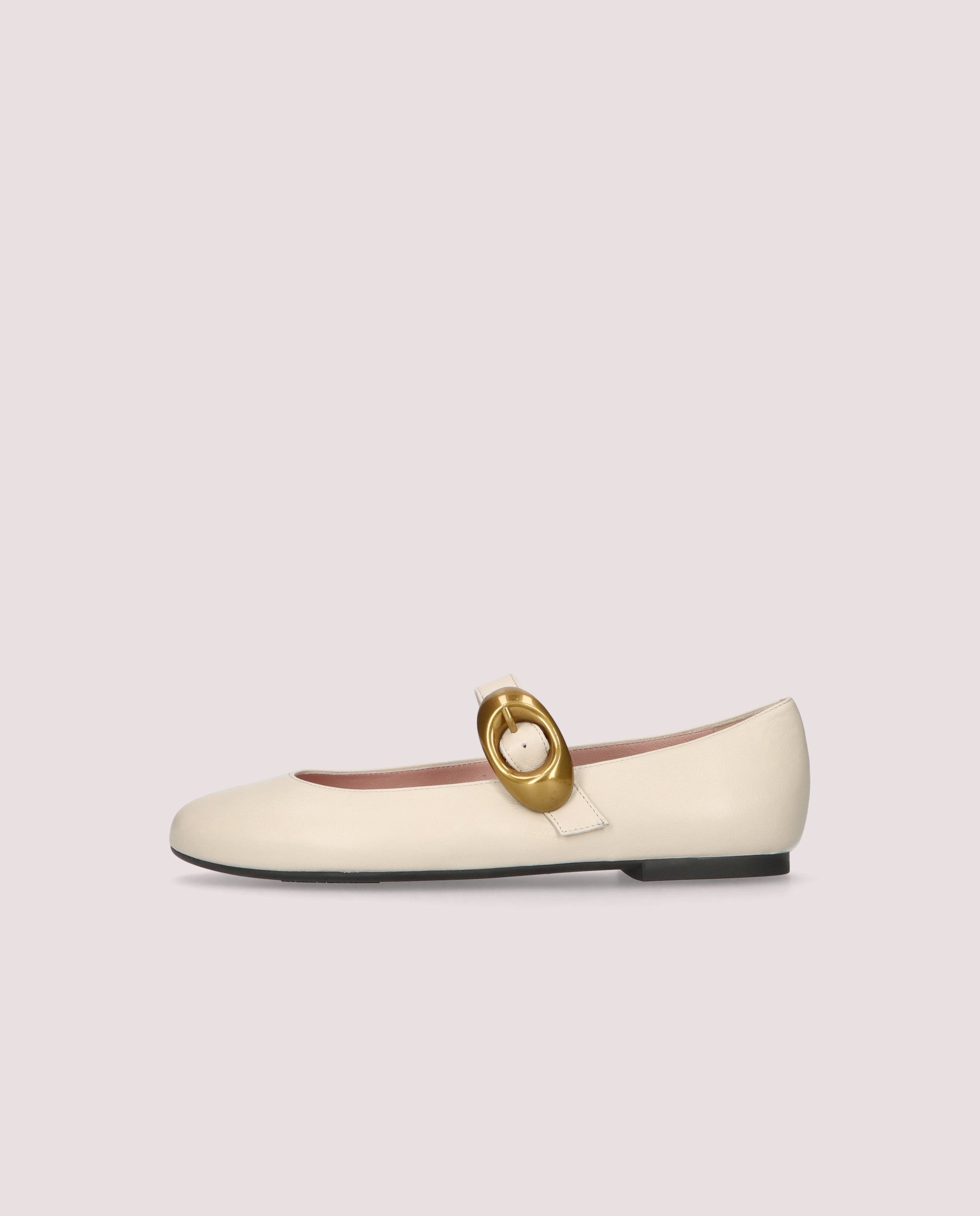 Nicole Ballet Flats WHITE LEATHER