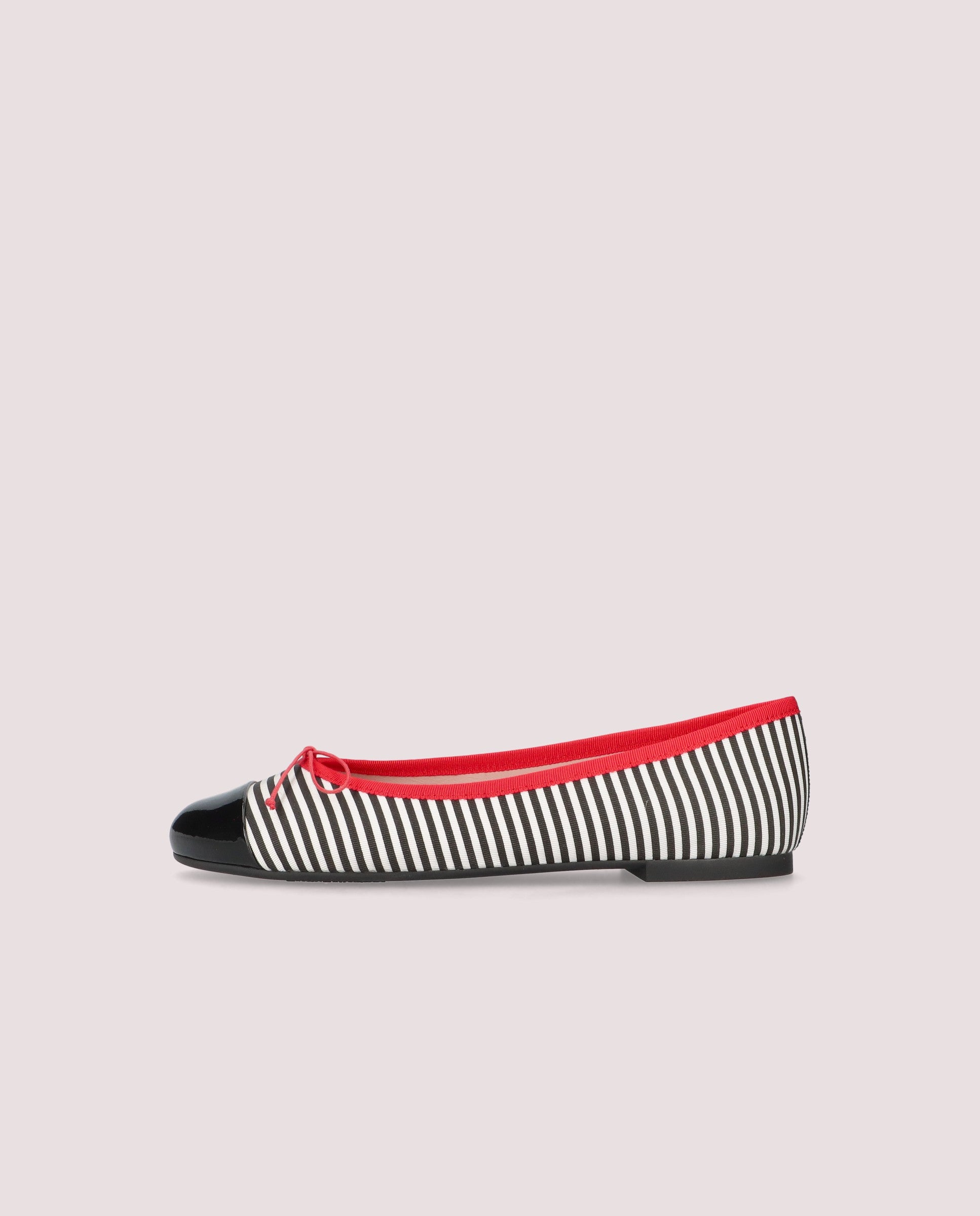Nicole ballerina in striped textile