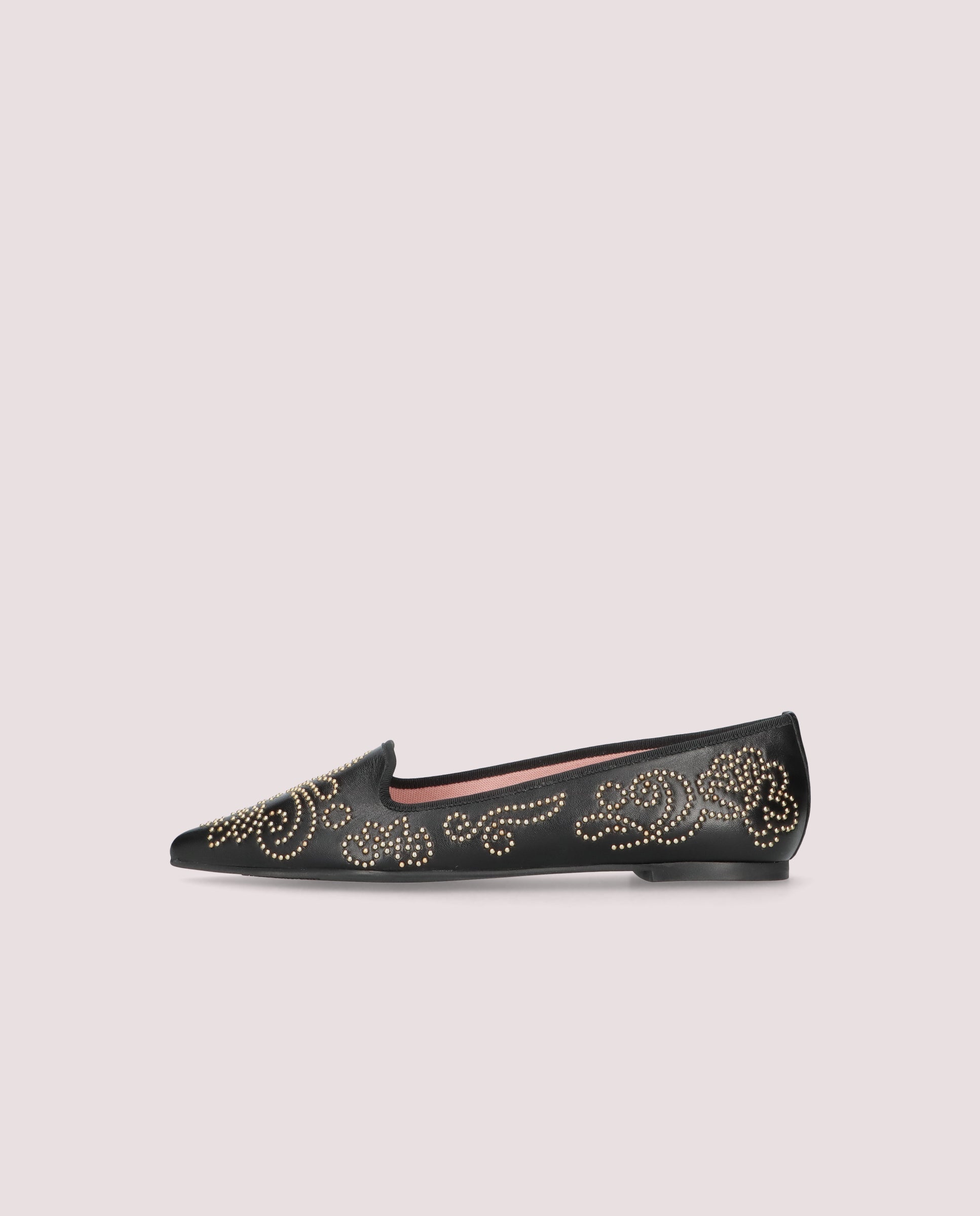 Ella BLACK LEATHER Loafers