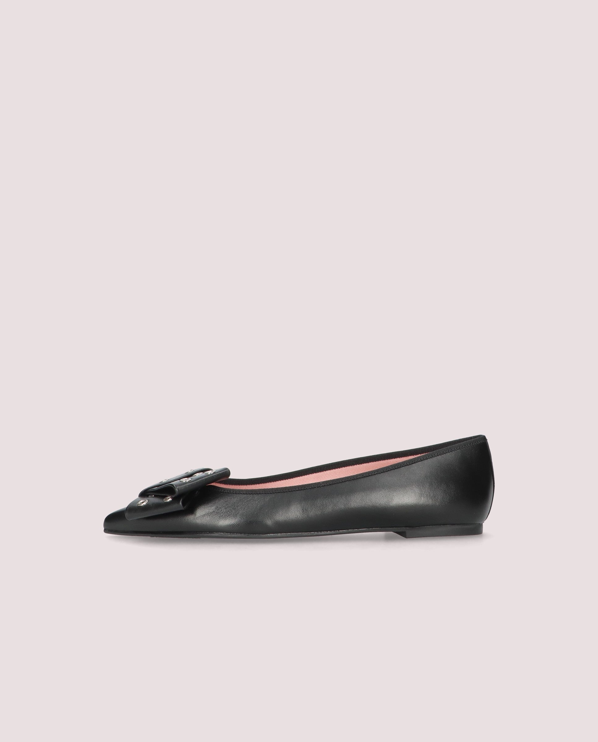 Ella Ballet Flats BLACK LEATHER