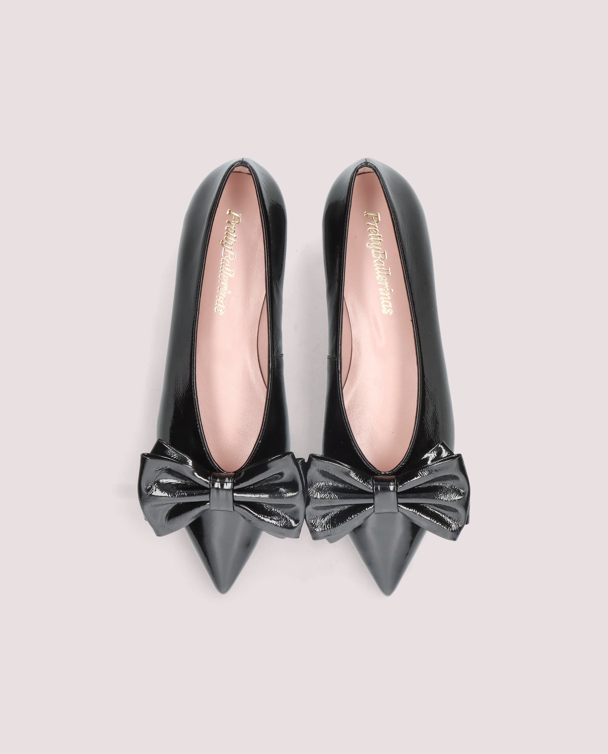 Pretty Ballerinas 　Ella 39 Bailarinas Ella Negros Charol | Pretty Ballerinas
