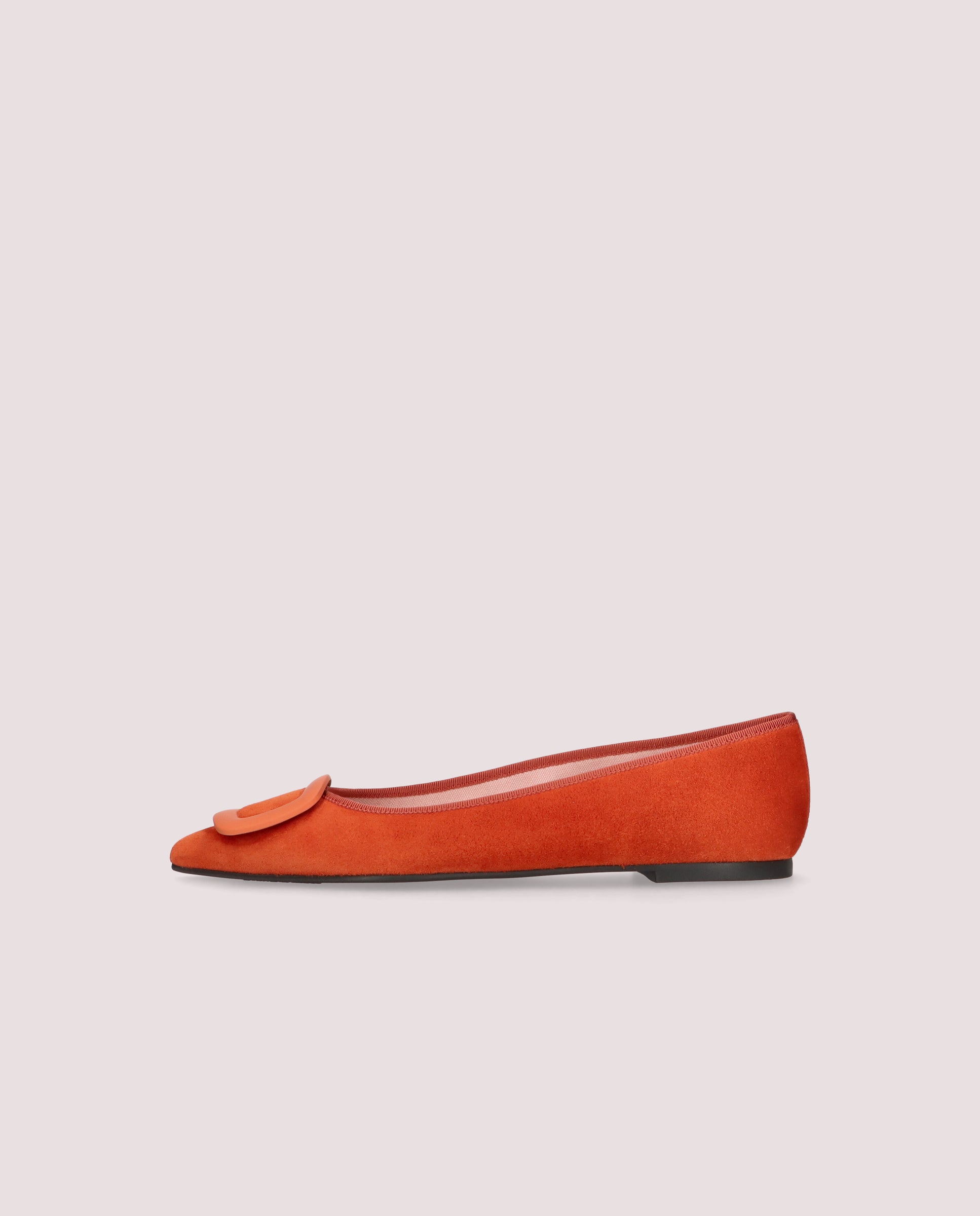 Ella Ballet Flats ORANGE SUEDE