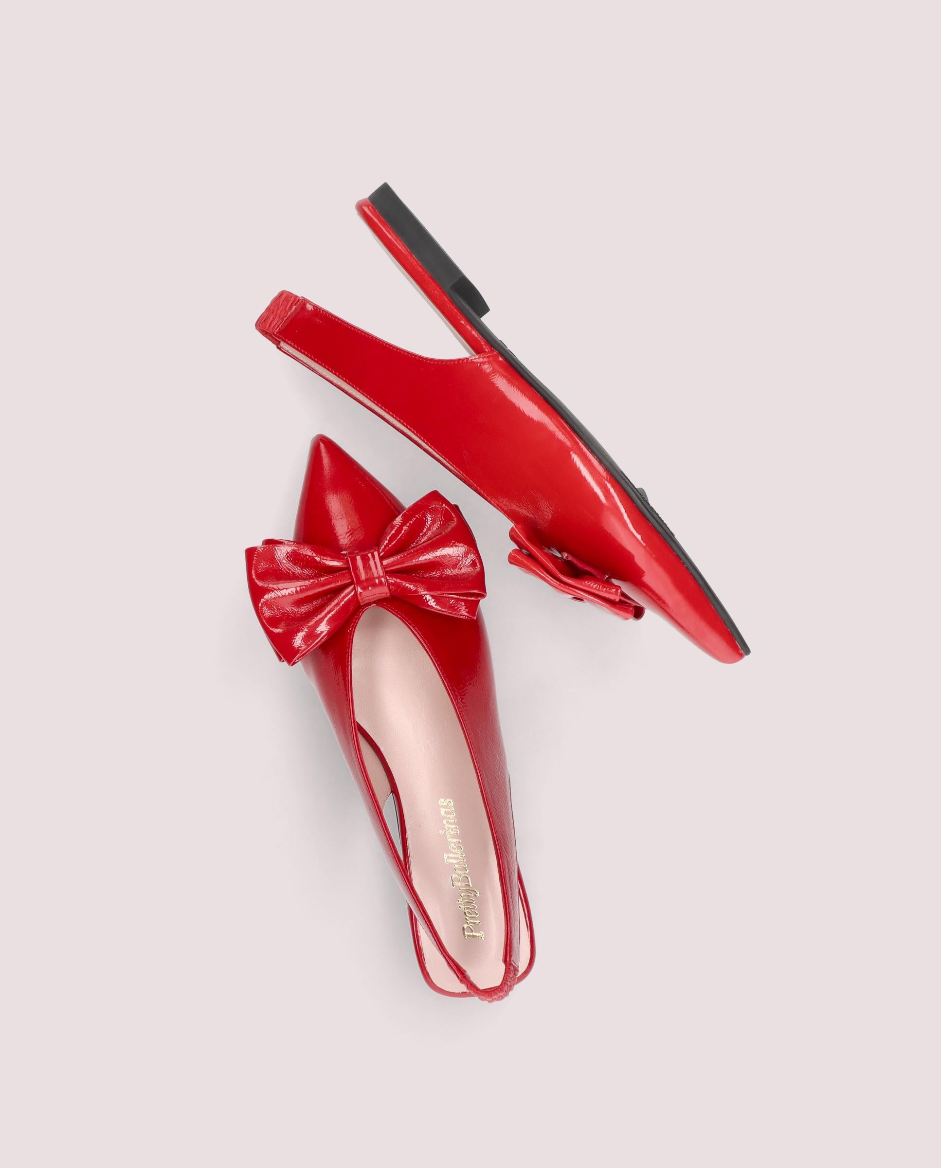 Yvette Ballet Flats RED PATENT LEATHER