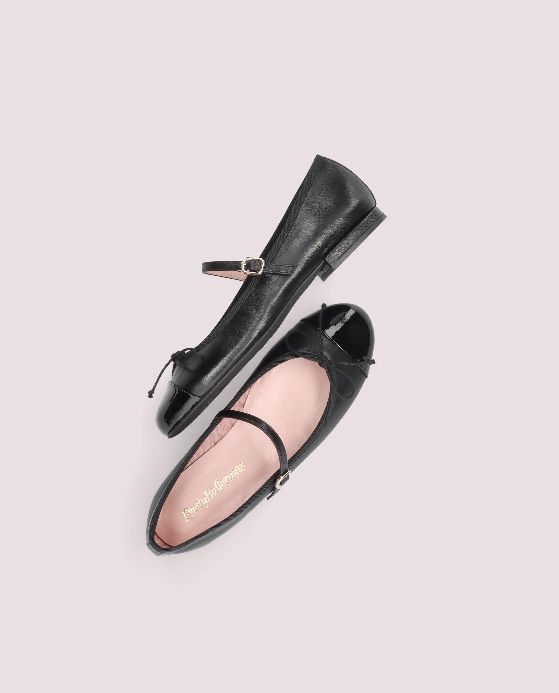 Irma Ballet Flats BLACK LEATHER