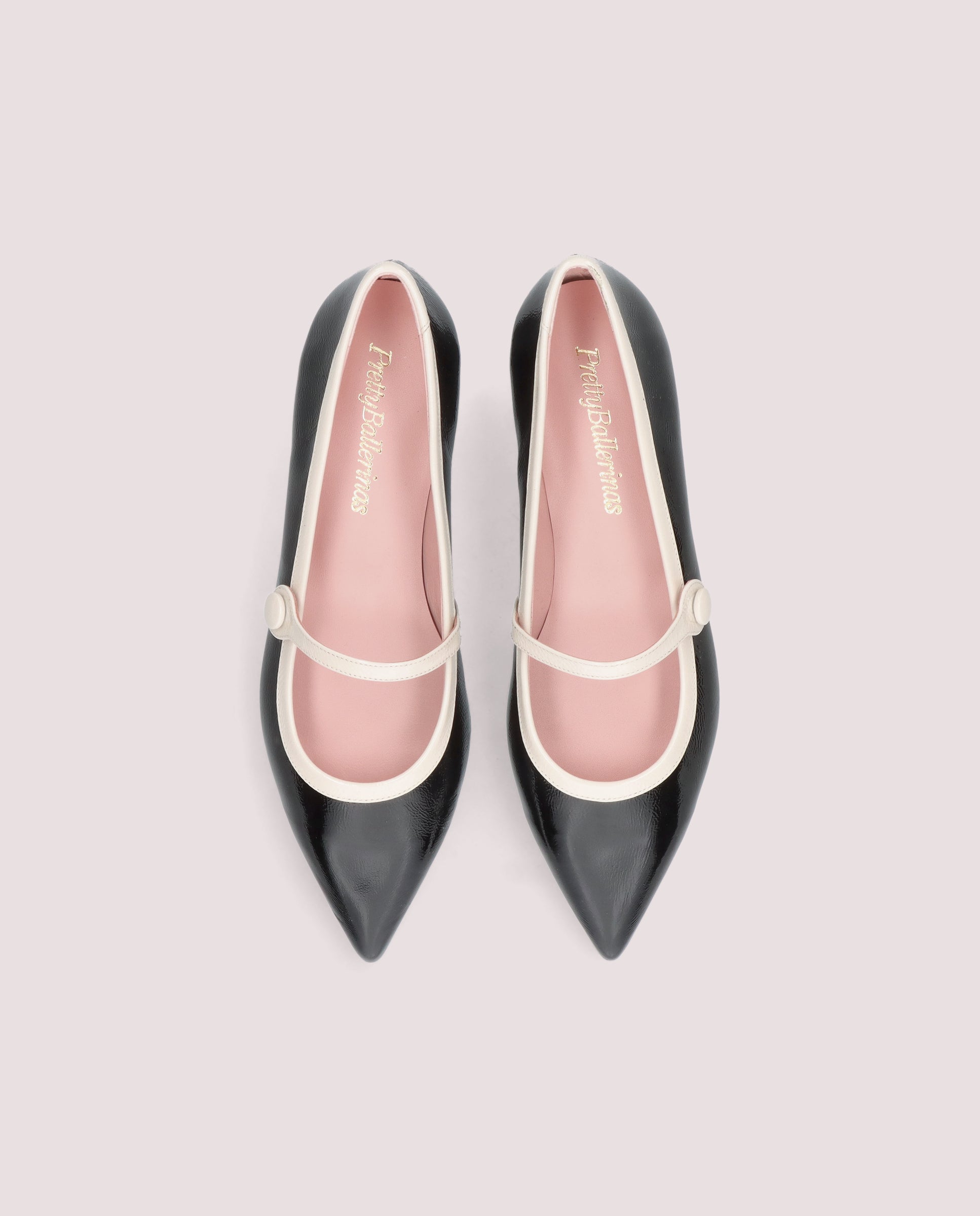 Clementine Black Patent Ballet flats