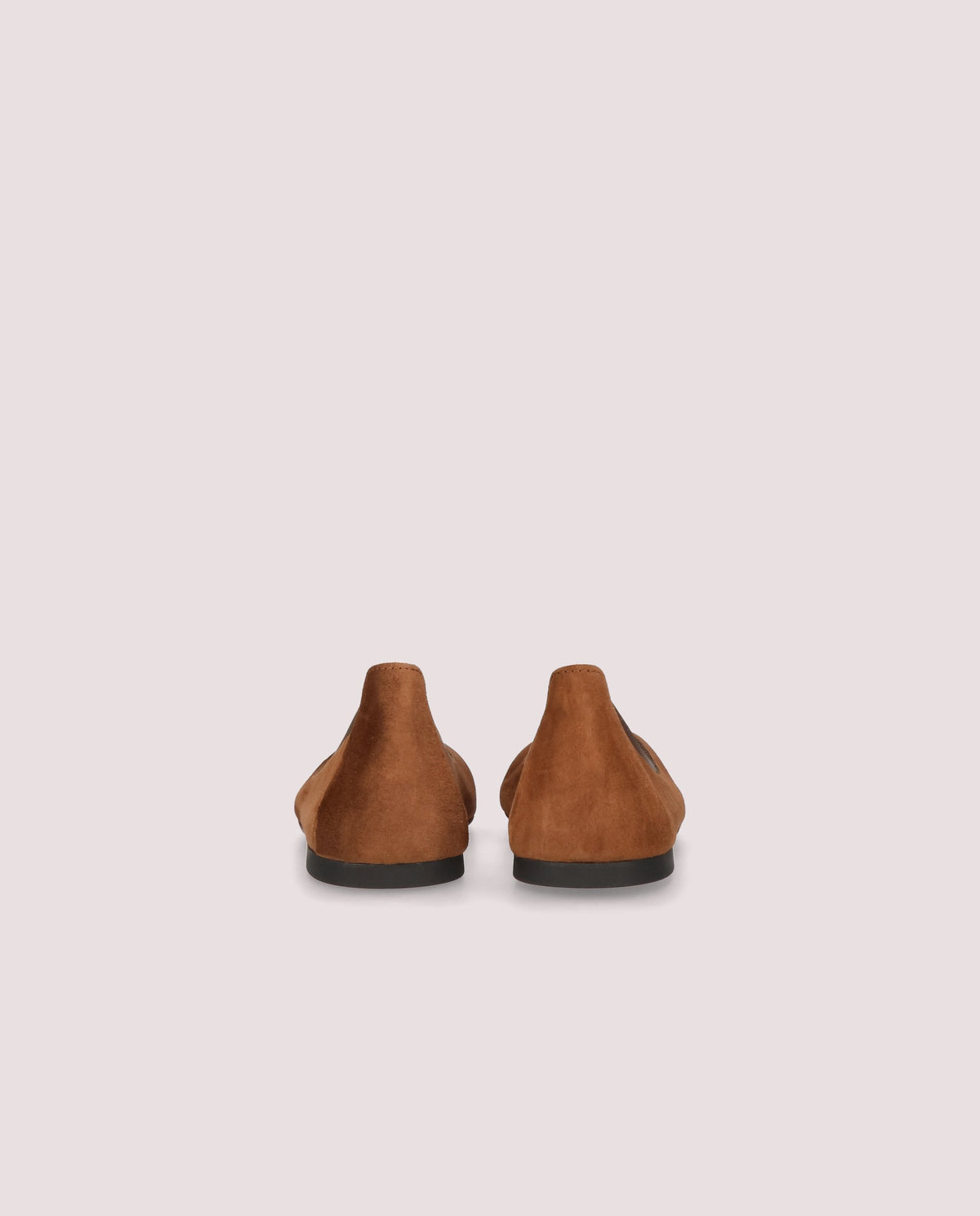 Nicole ballerina in brown suede