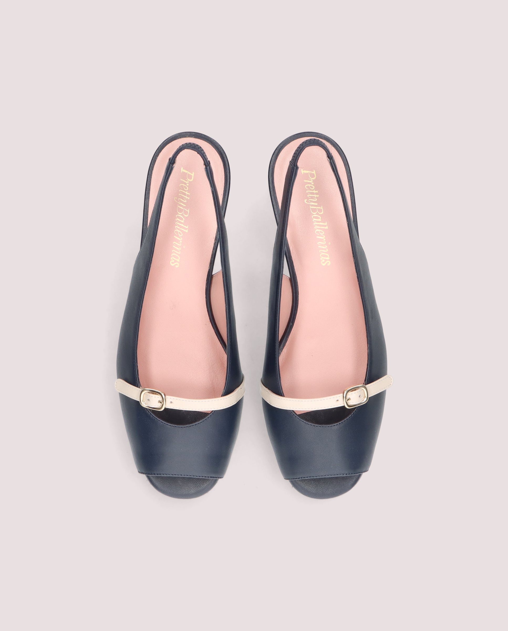 Alternative view of Sandalias Jenna Azules Piel by PrettyBallerinas