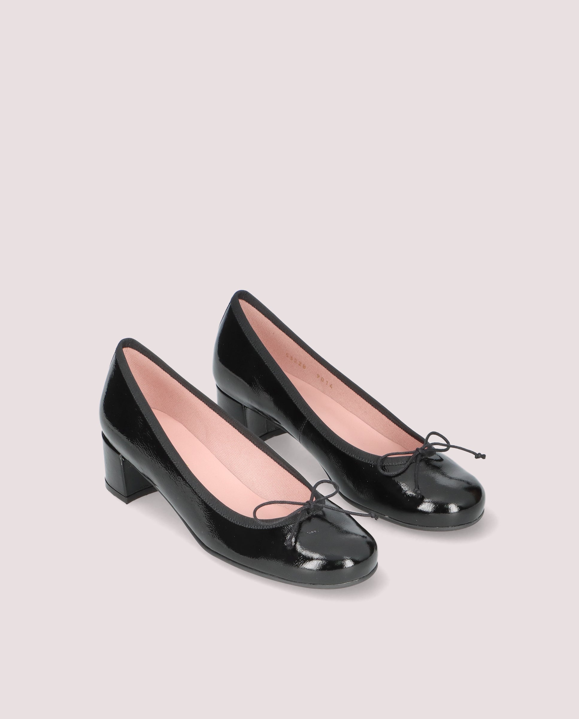 Image of Joanna ballerina in black patent leather by PrettyBallerinas
