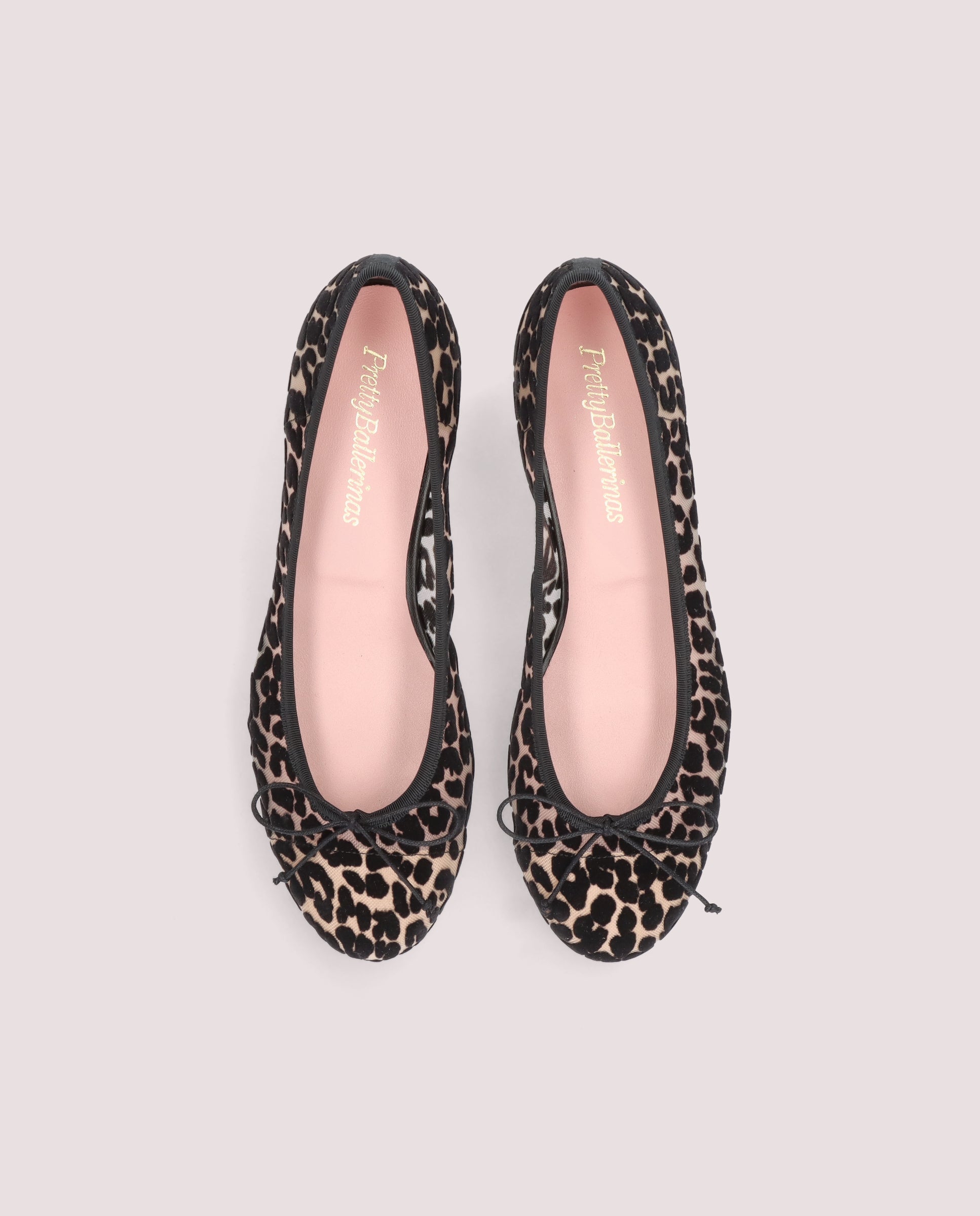Alternative view of Gretschen ballerina in leopard print mesh by PrettyBallerinas