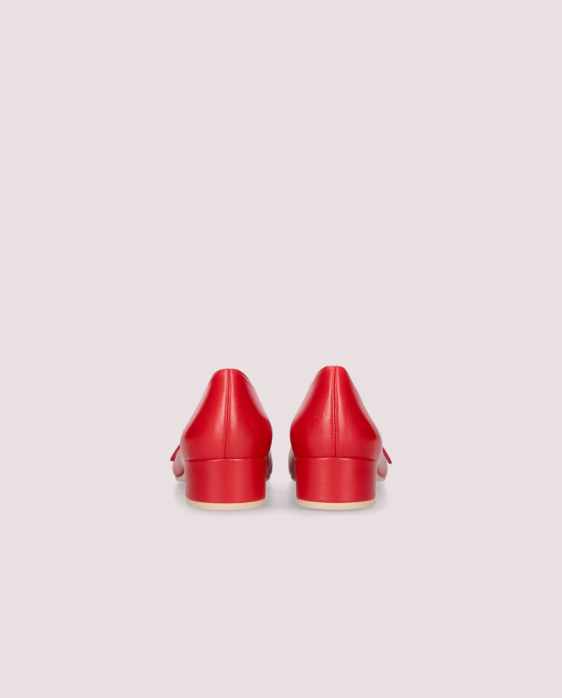 Odette ballerina in red leather