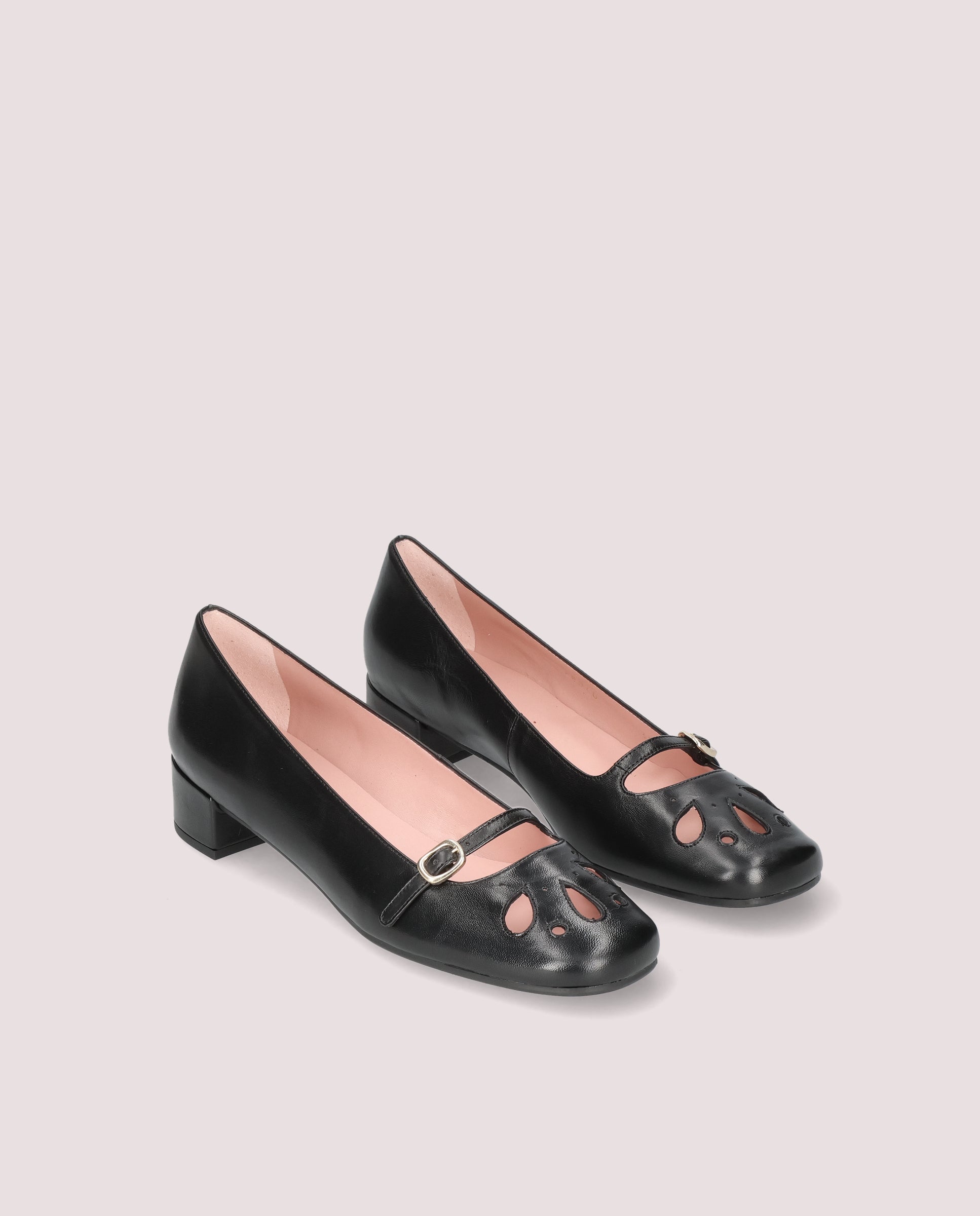 Image of Odette ballerina in soft black leather by PrettyBallerinas