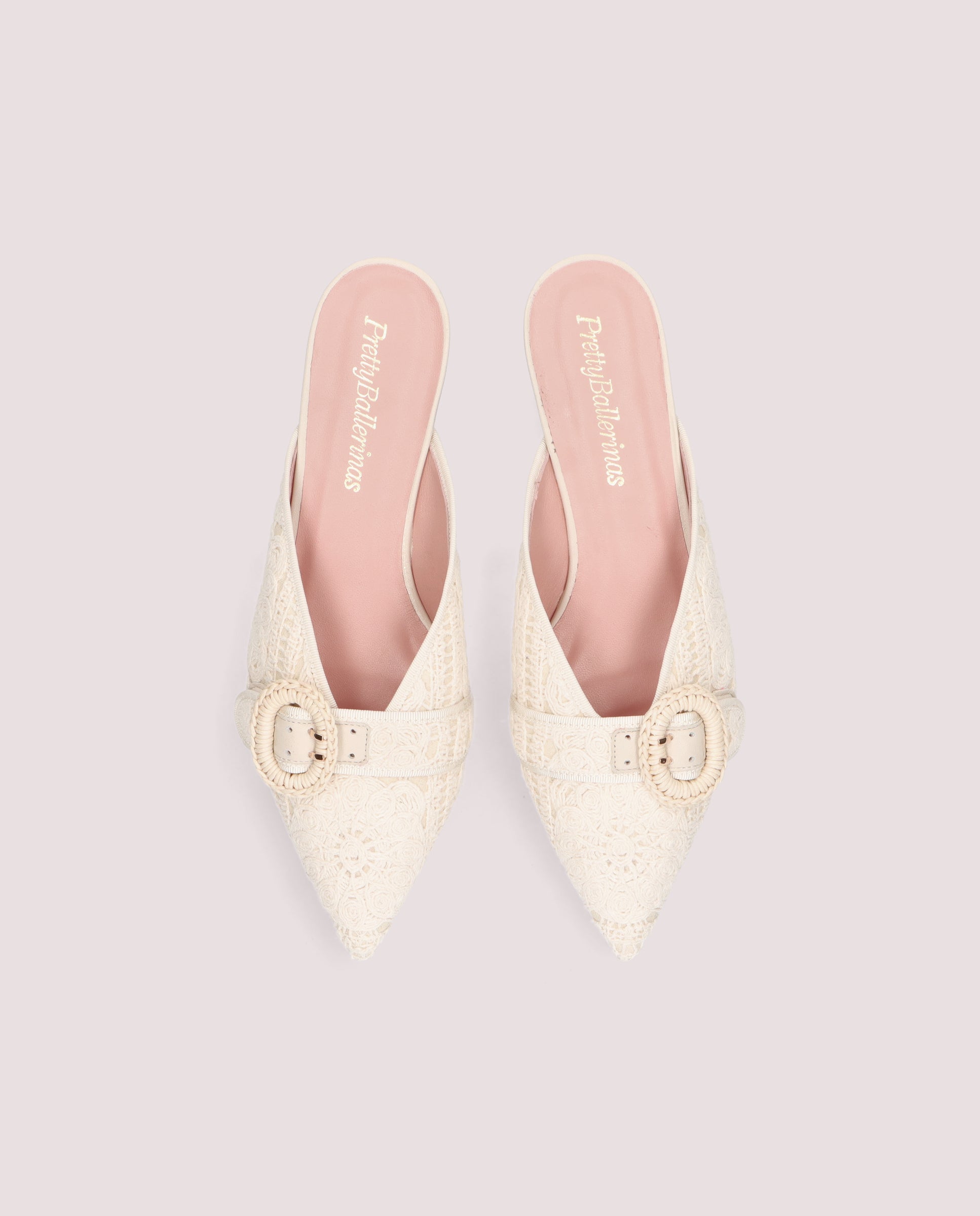 Alternative Ansicht von Mules Clementine Beiges Tejidos von PrettyBallerinas