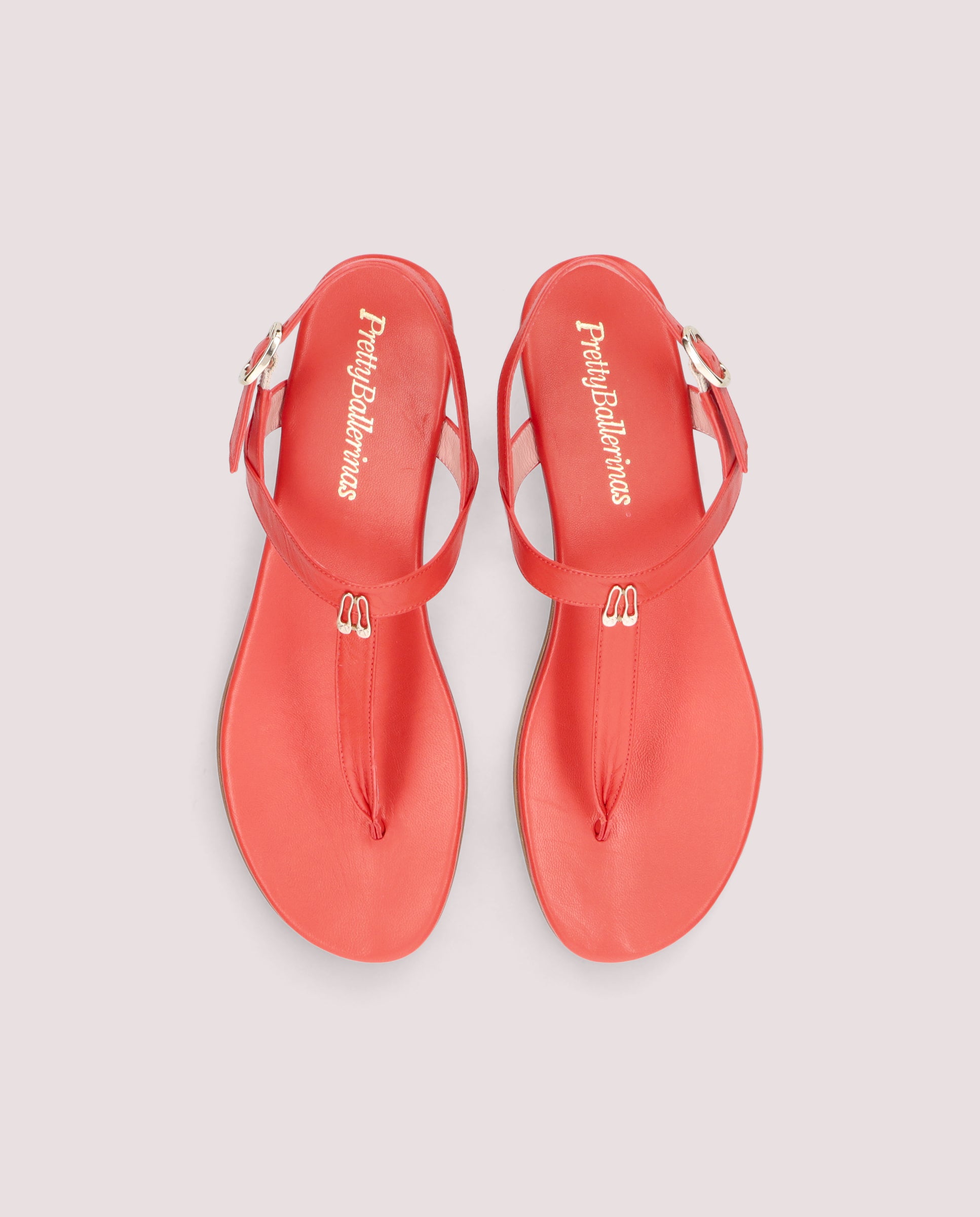 Vista alternativa de Sandalias Judy Rojos Piel por PrettyBallerinas