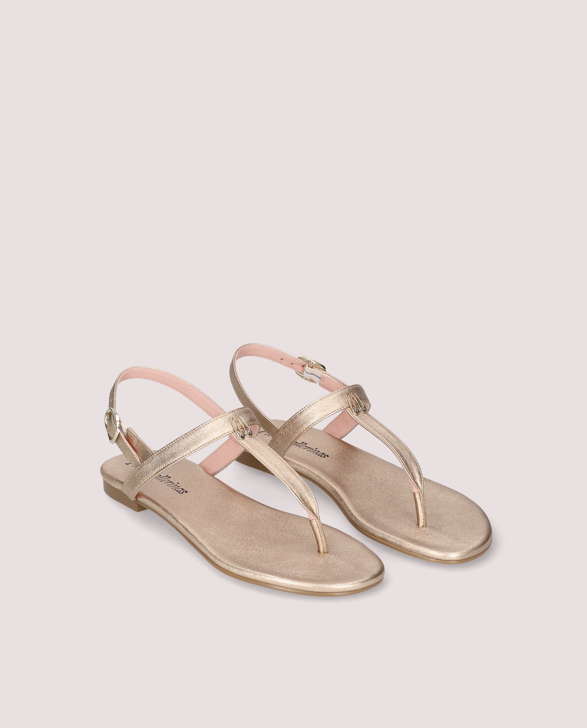 Imagen de Sandalias Judy Dorados Pieles metalizadas por PrettyBallerinas