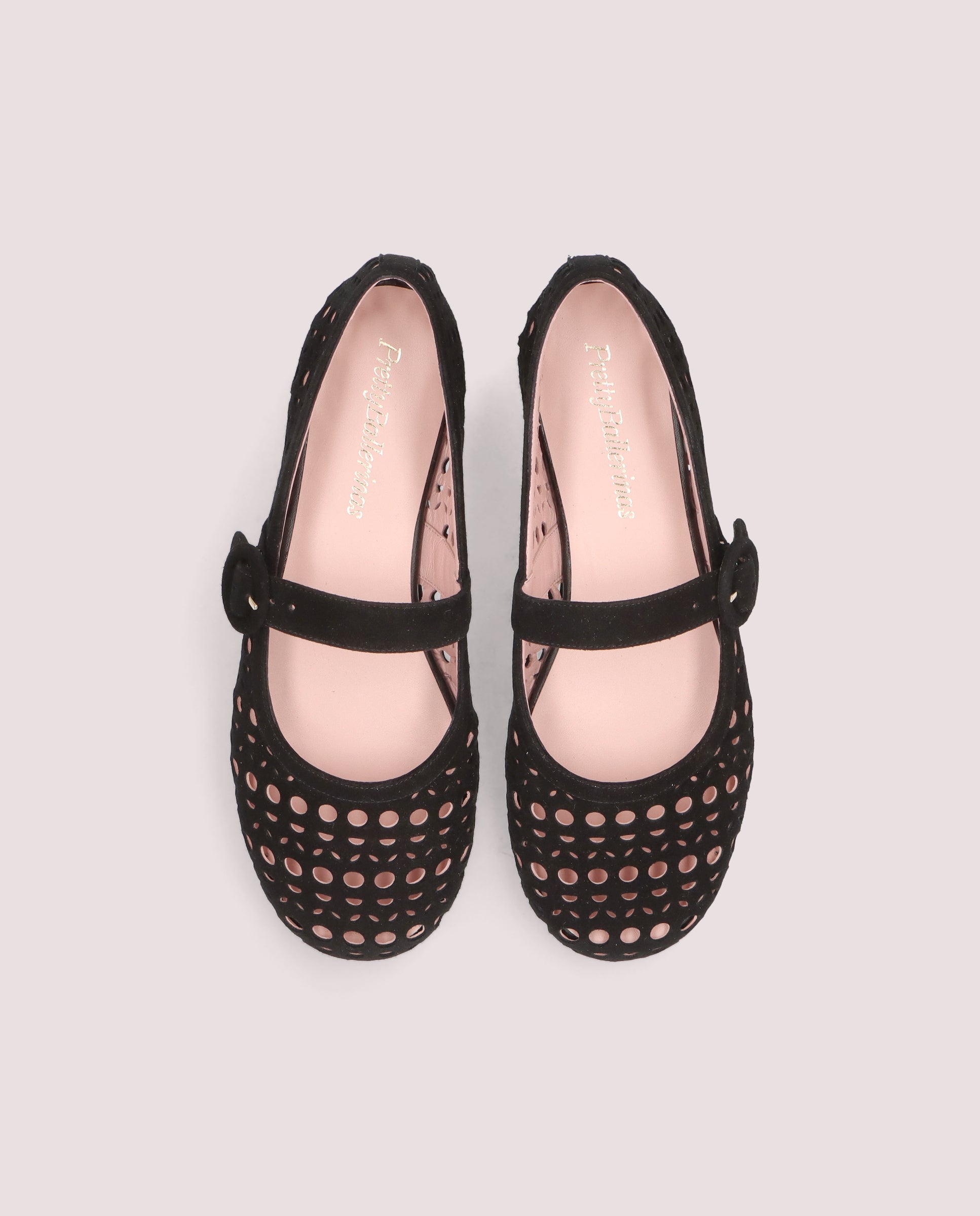 Alternative view of Georgia ballerina in black suede by PrettyBallerinas
