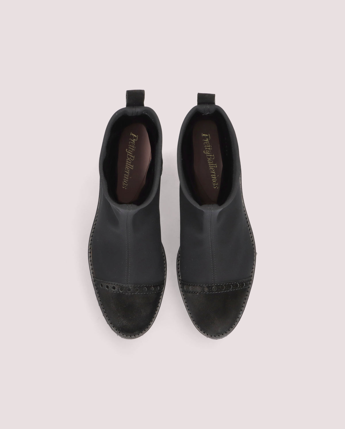 Botines Bette Negros Tejidos