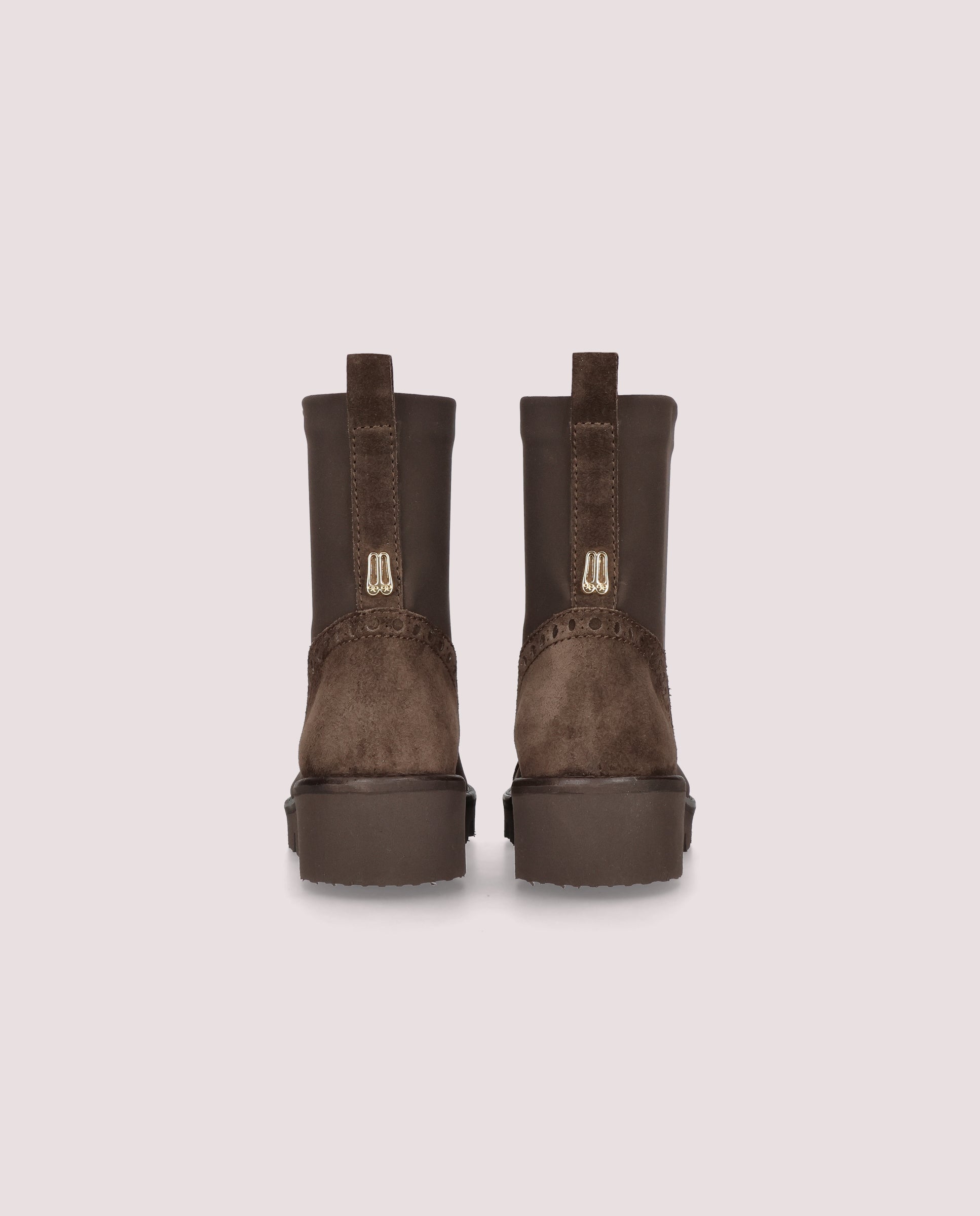 Botines Bette Marrones Tejidos