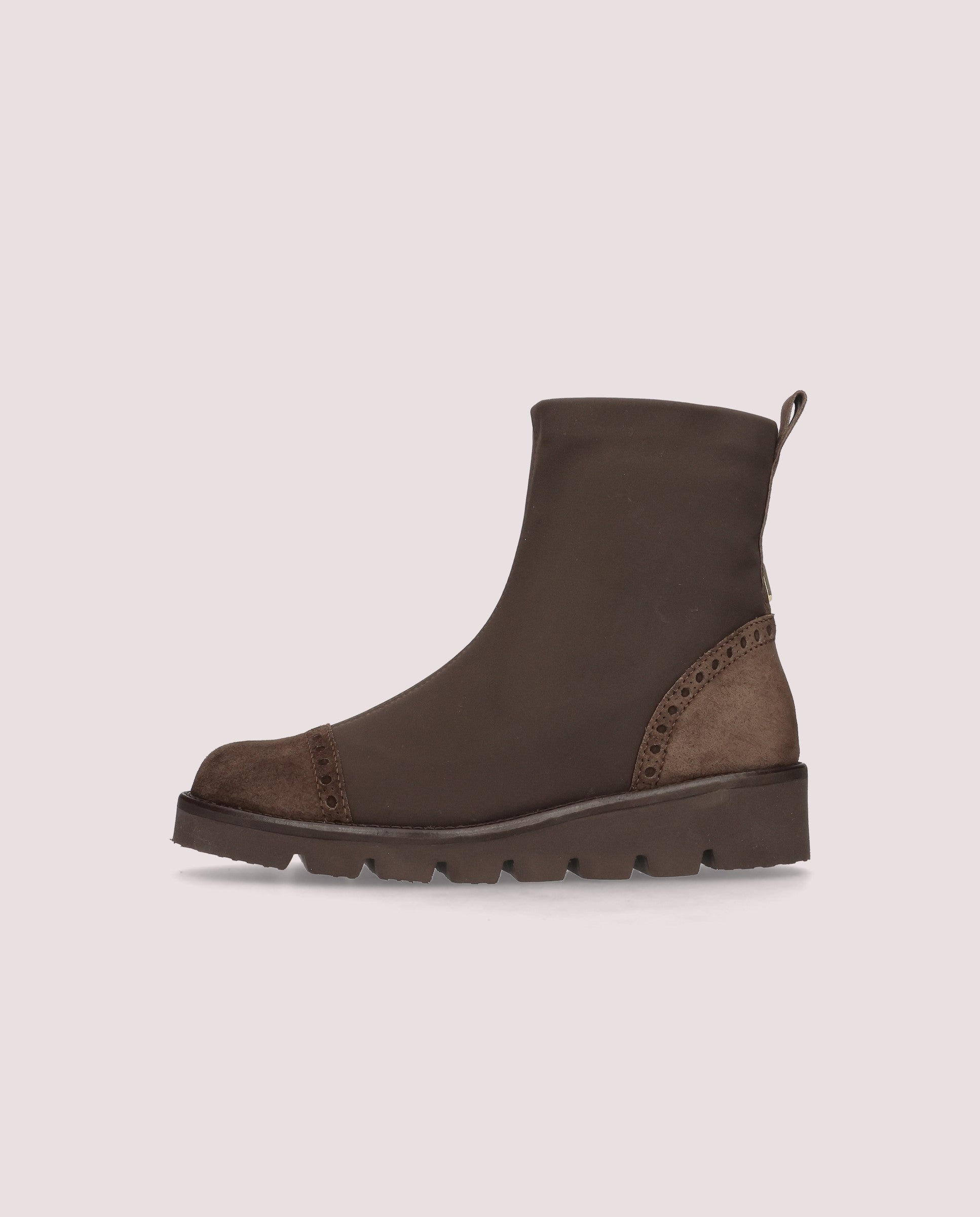 Botines Bette Marrones Tejidos