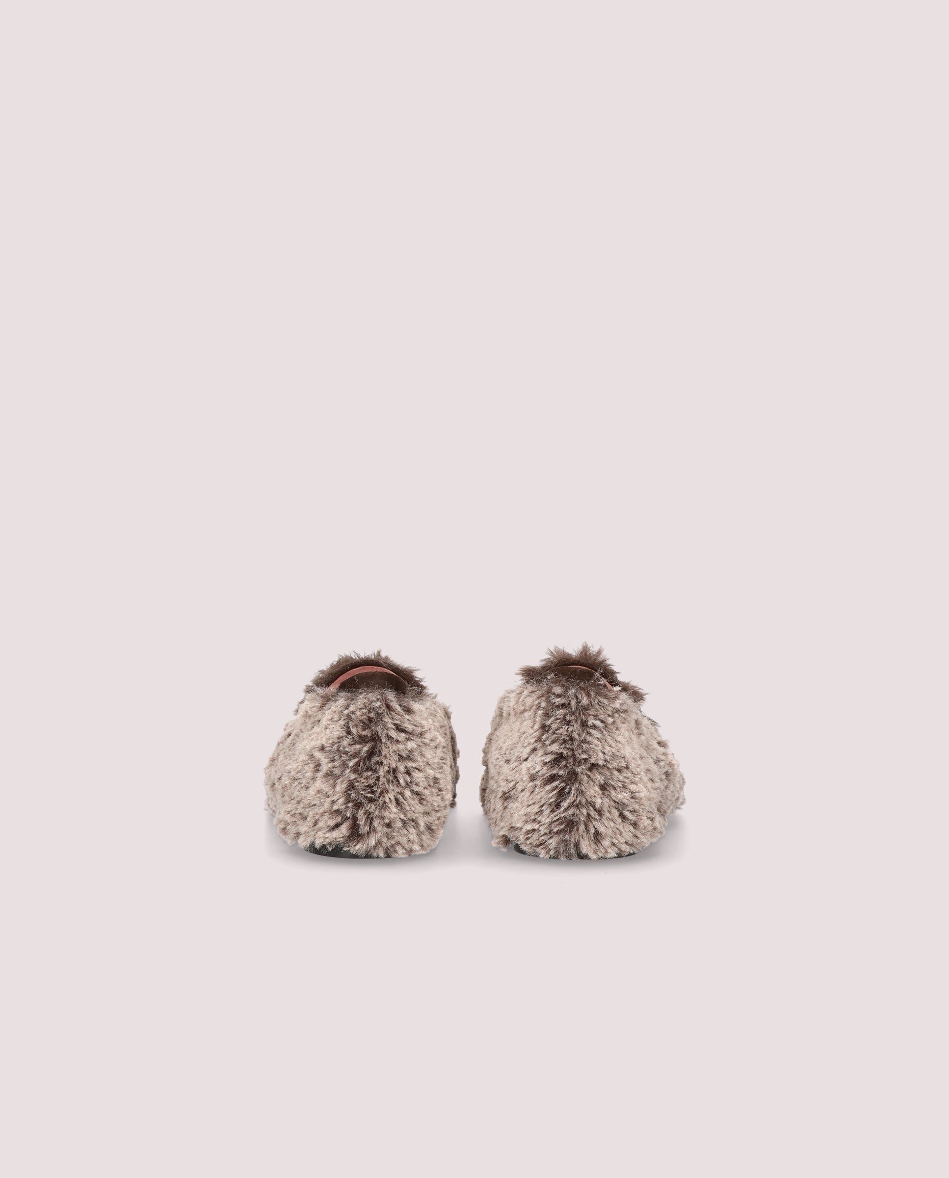 Faye Loafer aus braunem Kuntsfell