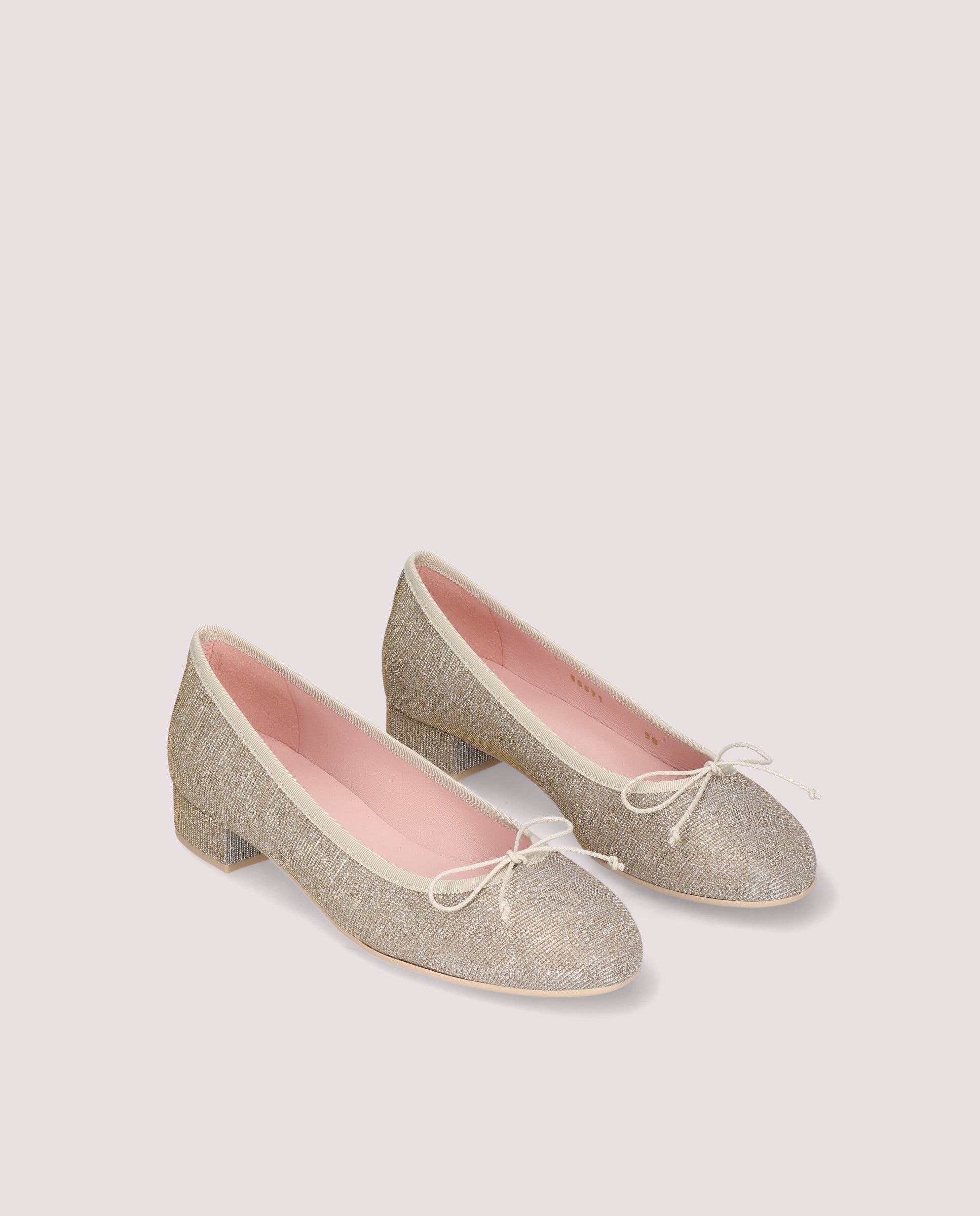 Image of Bailarinas Gretschen Plateados Tejidos by PrettyBallerinas